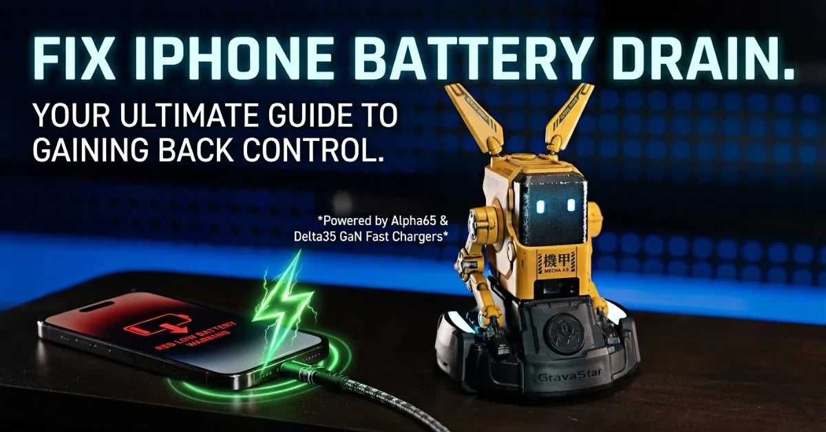 Maximize Your Mobile: Navigating iPhone Battery Drain with GravaStar