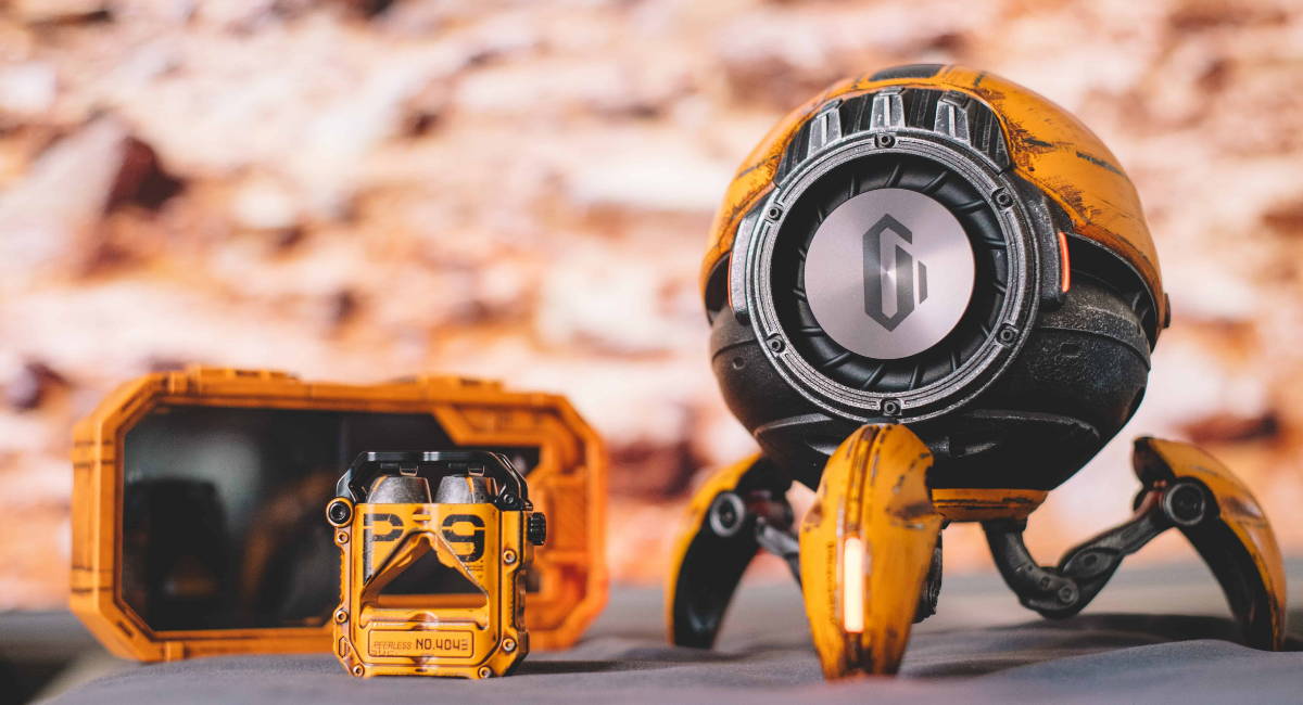 Sci-Fi style Bluetooth speakers