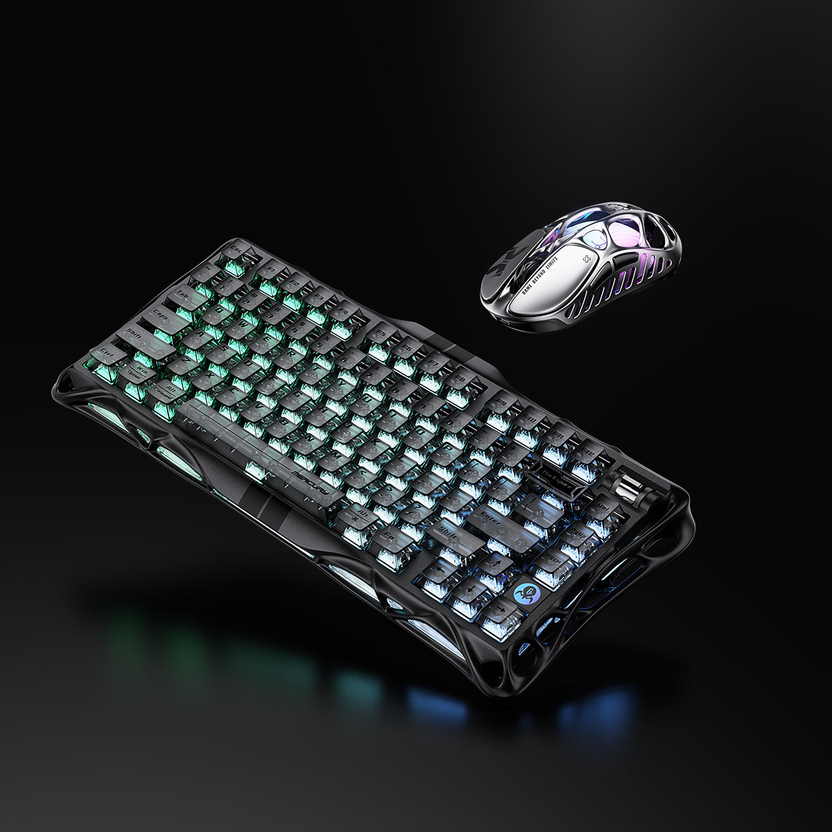 GravaStar 8000Hz Ultra-Fast Hall Effect Gaming Set - Stealth Black/Mecha Gray