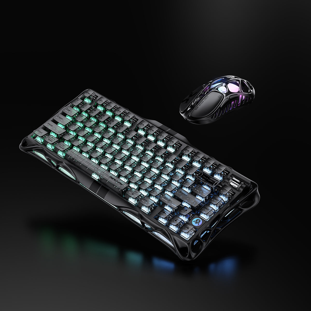 GravaStar 8000Hz Ultra-Fast Hall Effect Gaming Set - Stealth Black/Mecha Gray