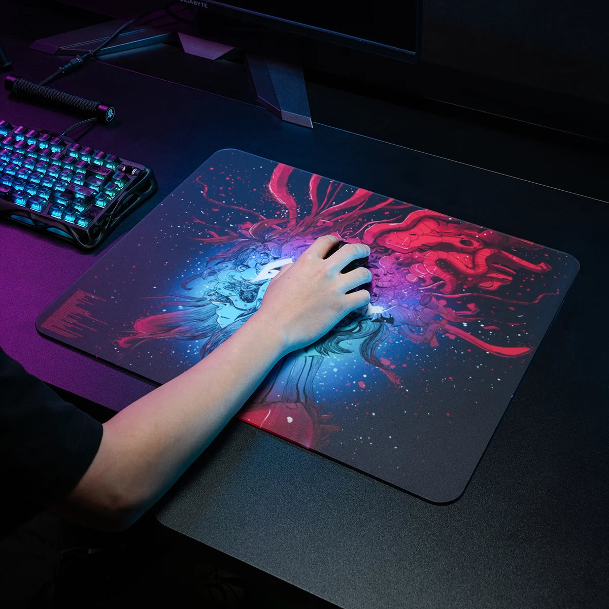 Gravastar Mouse Pad- Tempered Glass