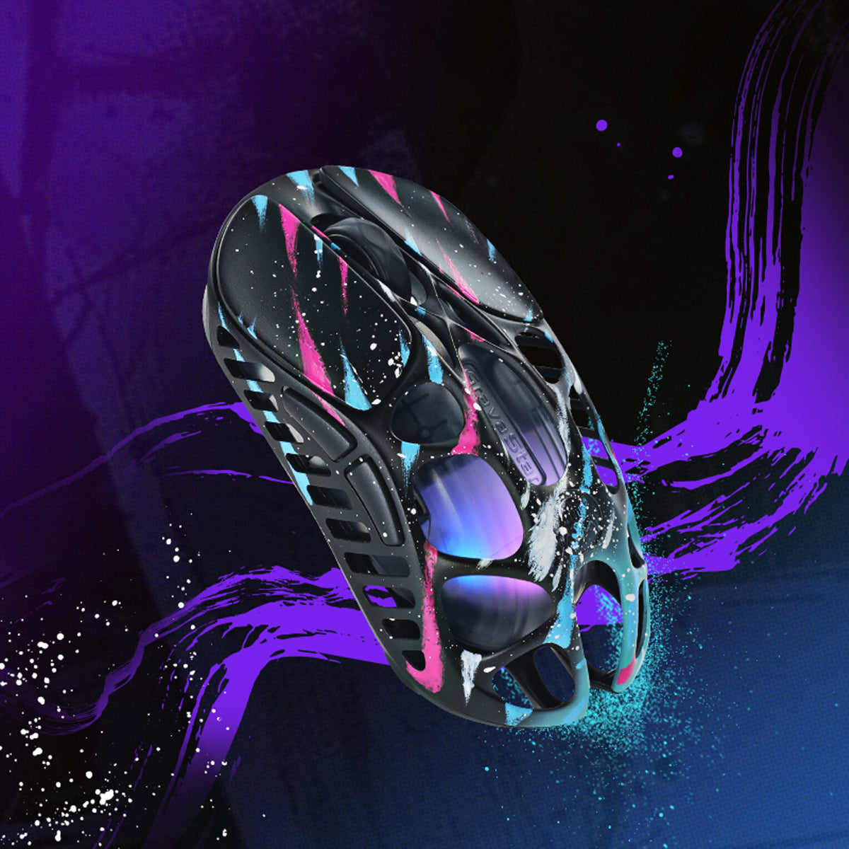 Mercury X Pro スペシャルエディション ネオングラフィティ Mercury X Pro Gaming Mouse - Neon Graffiti | 32,000 DPI Wireless Mouse
