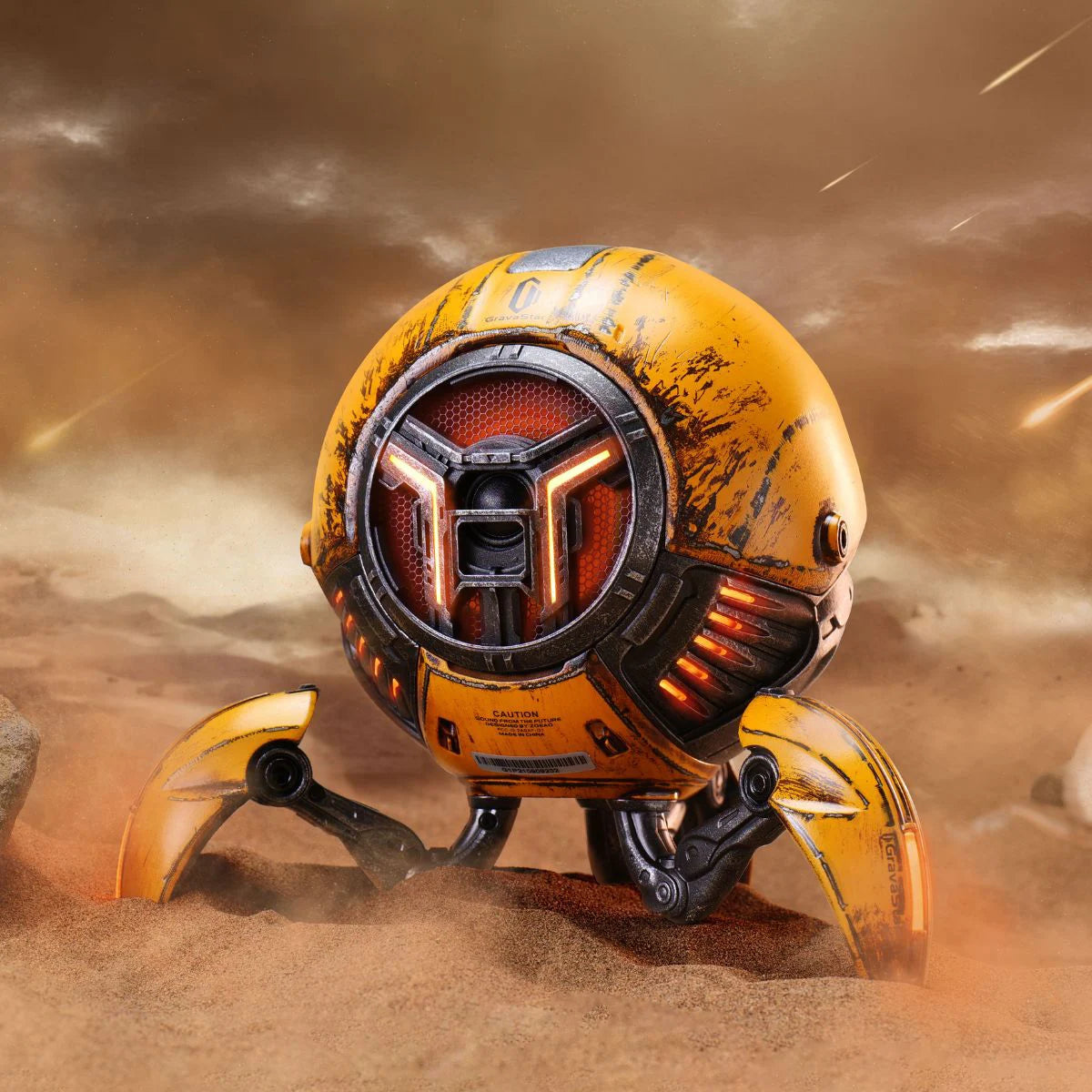Bluetooth Speaker Mars Pro War-Damaged Yellow Bluetooth Speaker Mars Pro War-Damaged Yellow