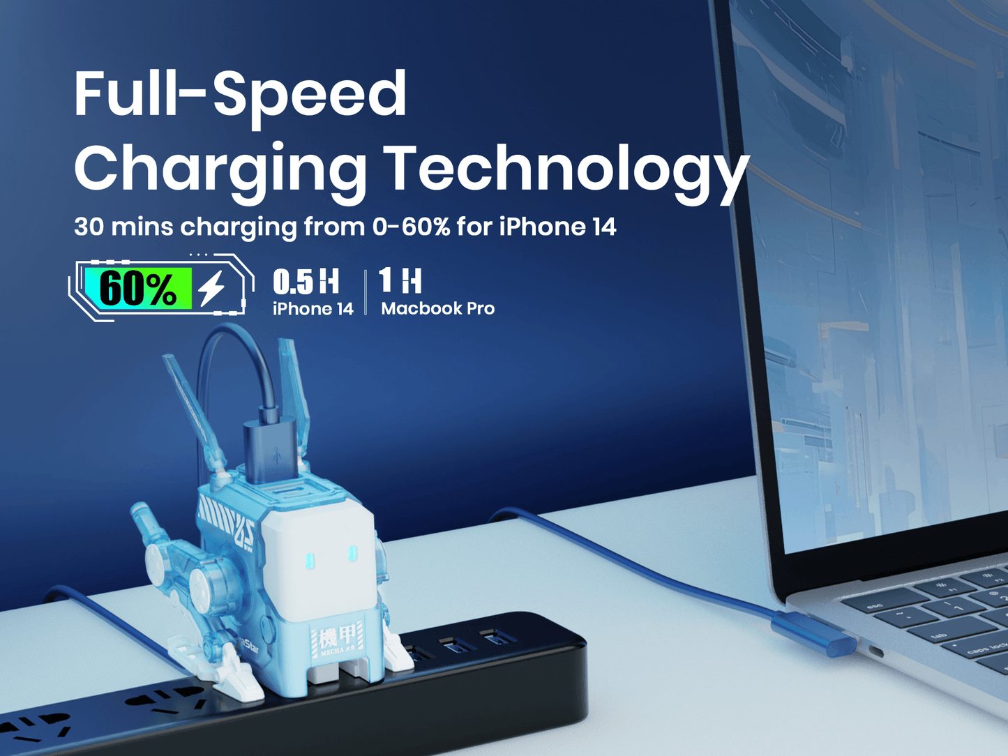 Alpha65 Fast Wall Charger (GaN 65W)