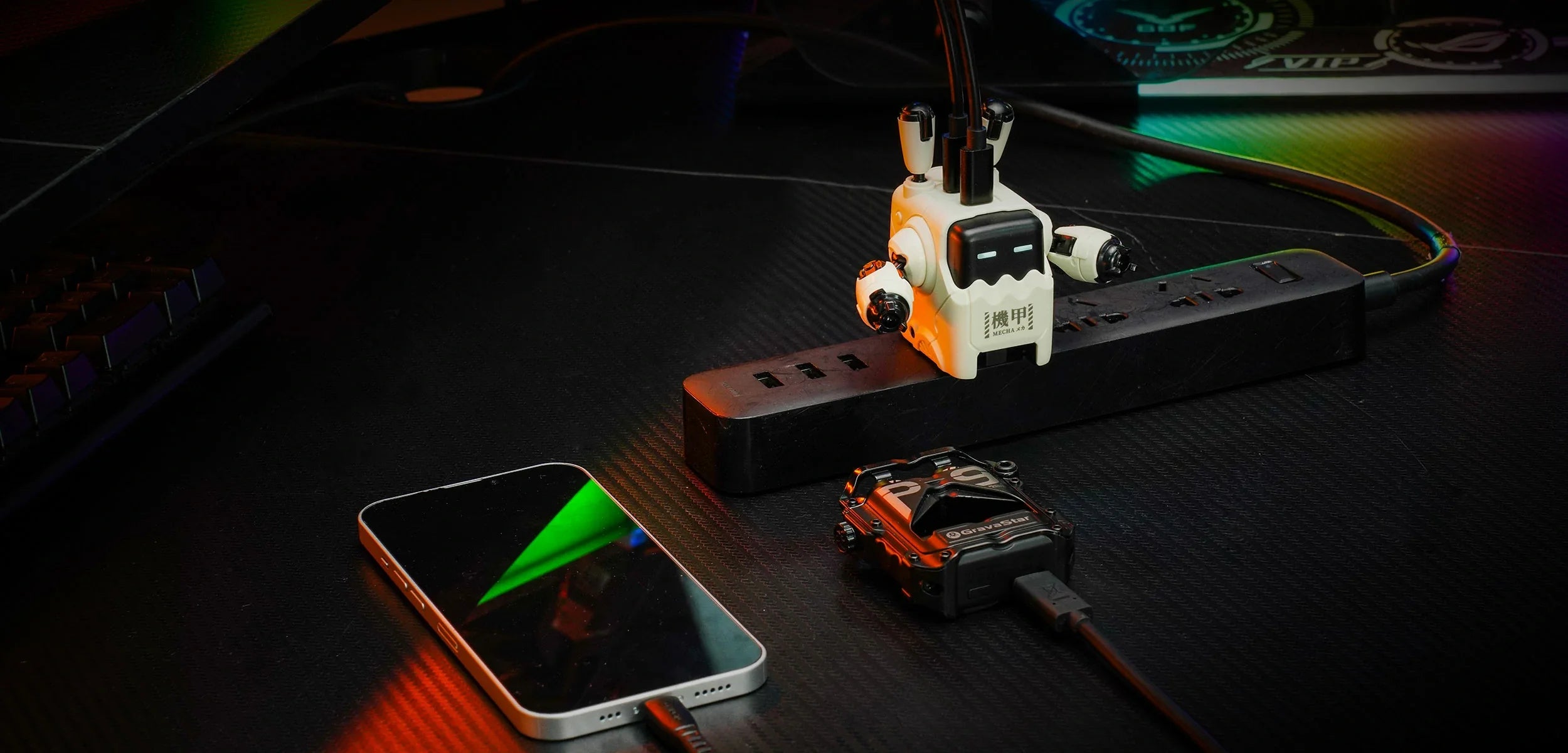 35w gan fast robot charger gravastar delta35 typec white