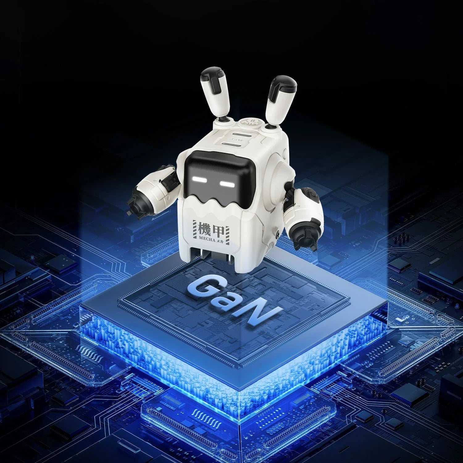 35w gan fast robot charger gravastar delta35 typec white