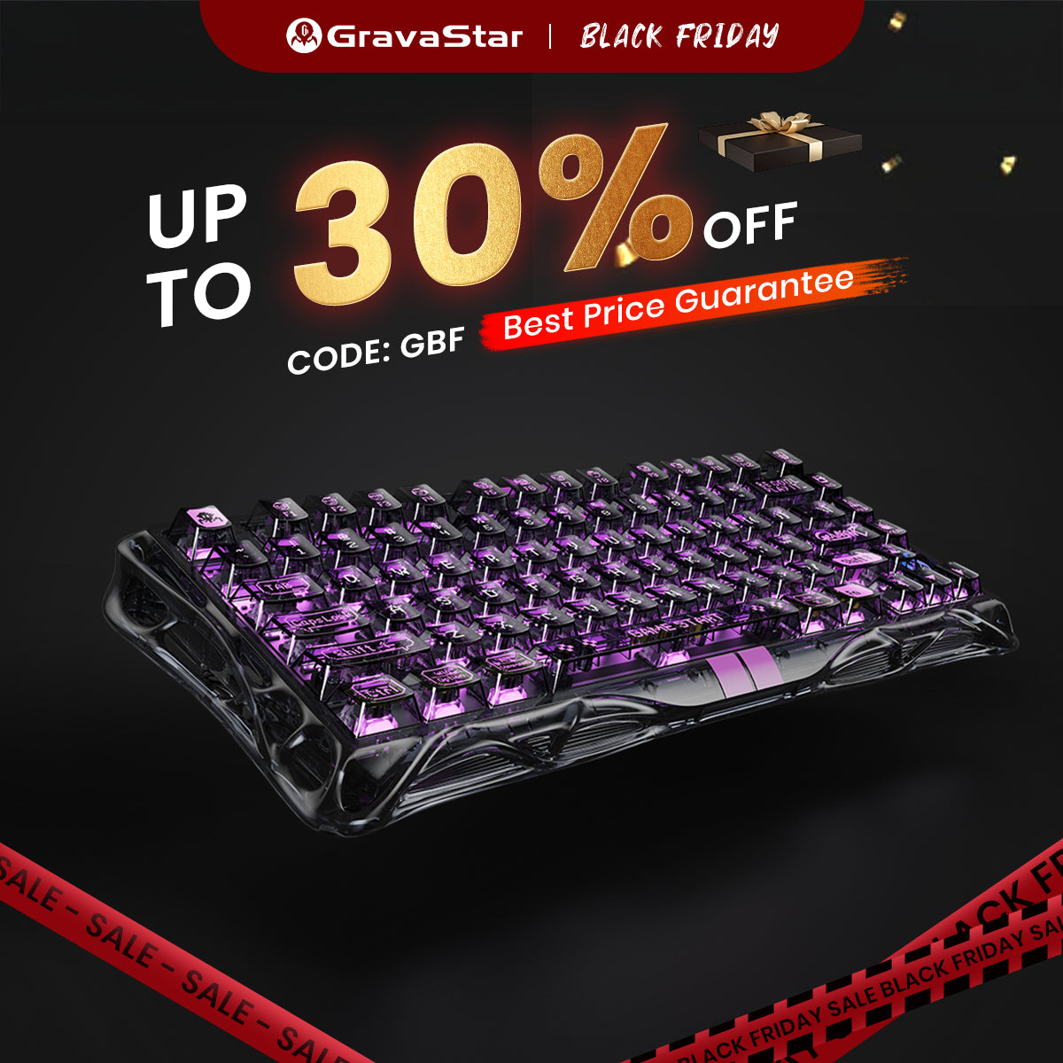 Mercury V75 Lite - Transparent Black