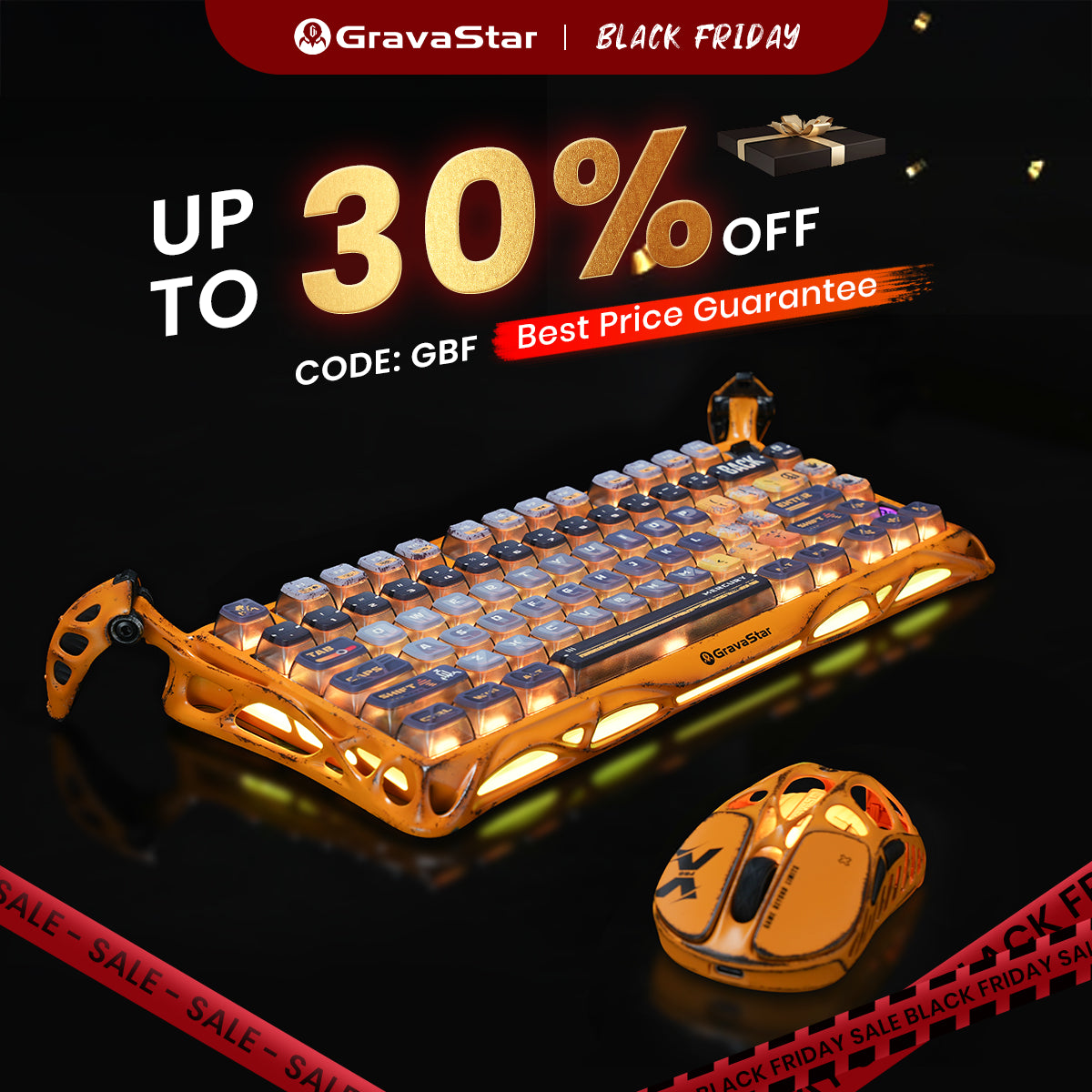 Handcrafted Gaming Set - Battle-Worn Yellow