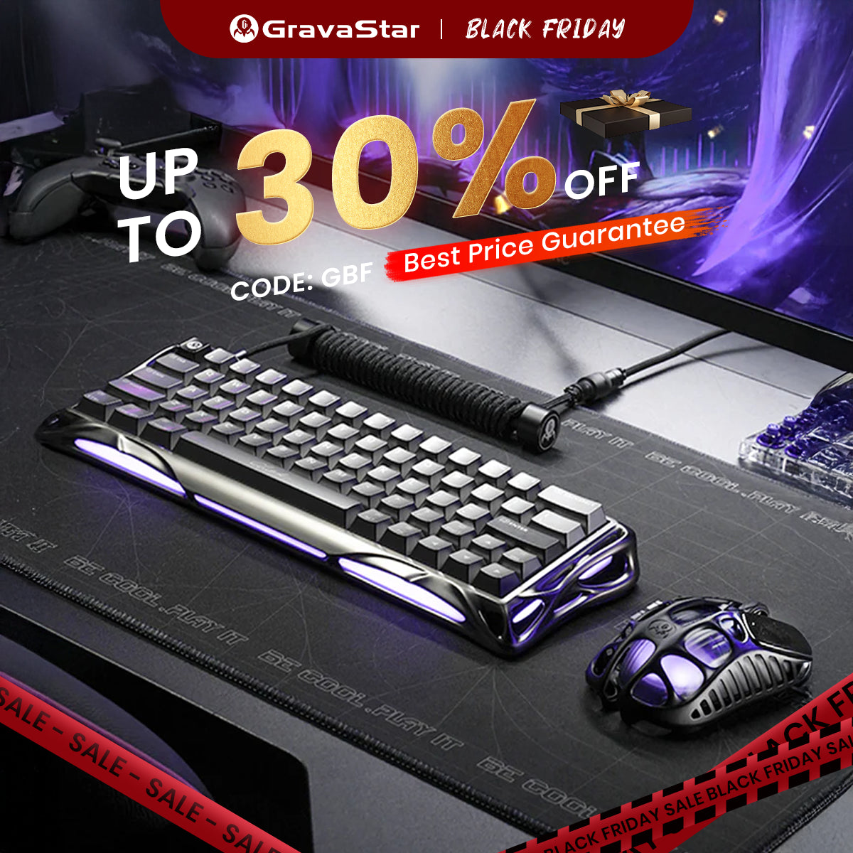 GravaStar V60 Pro & X Pro Gaming Set