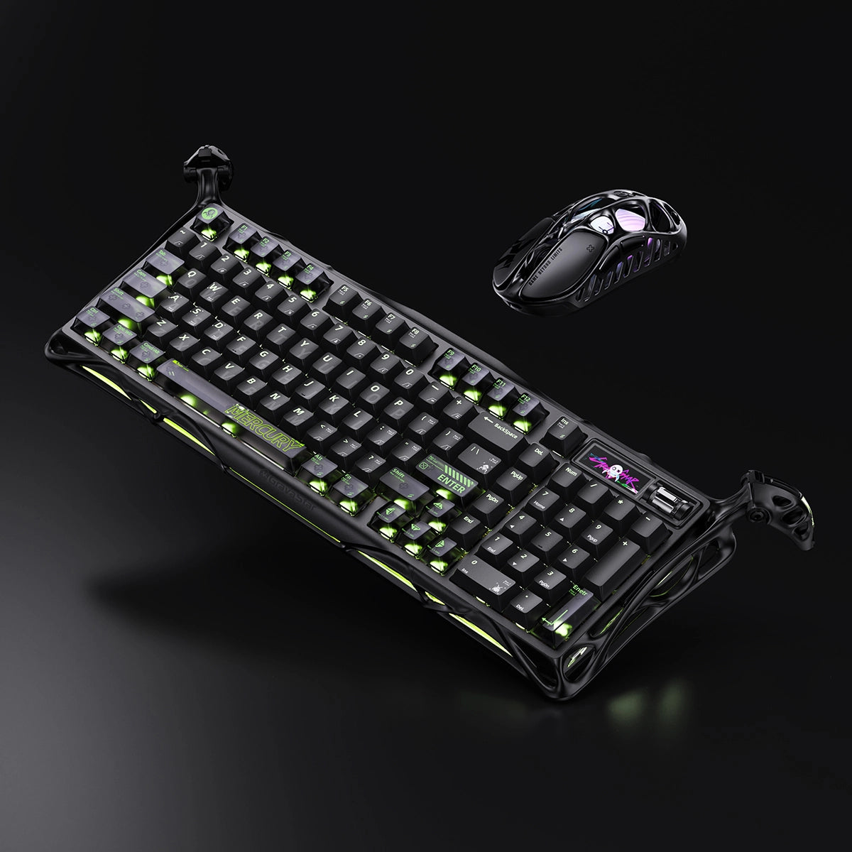 【美品】Gravastar（グラバスター）キーボード＆マウスセット GravaStar K98 Pro & X Pro 8000Hz Gaming Set - Keyboard & Mouse
