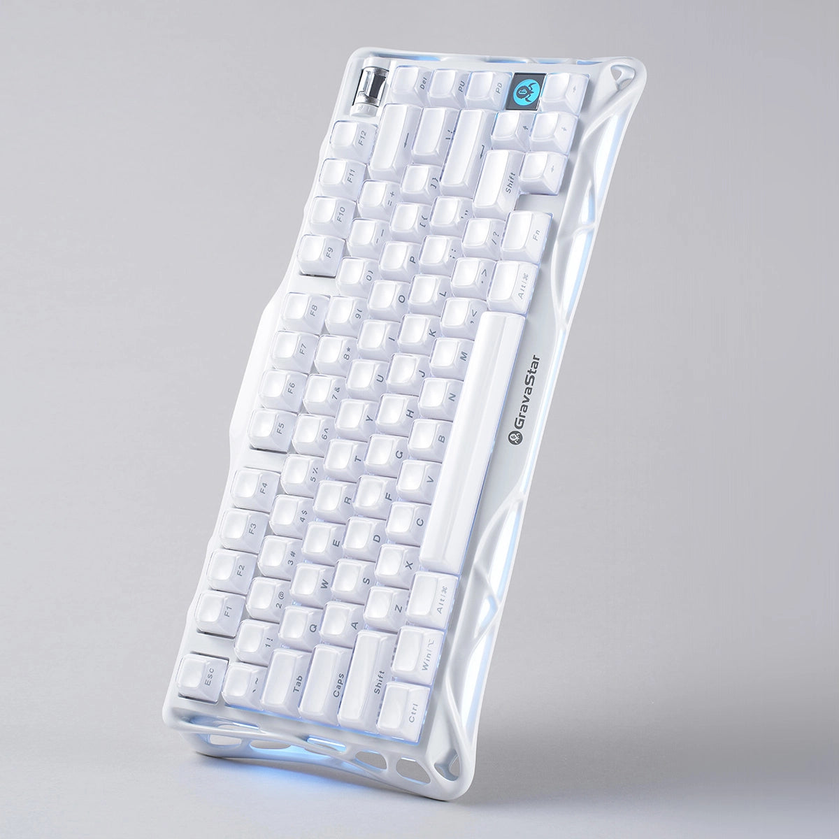 GravaStar Mercury K1 Opaline White - 75% Wireless Mechanical Keyboard