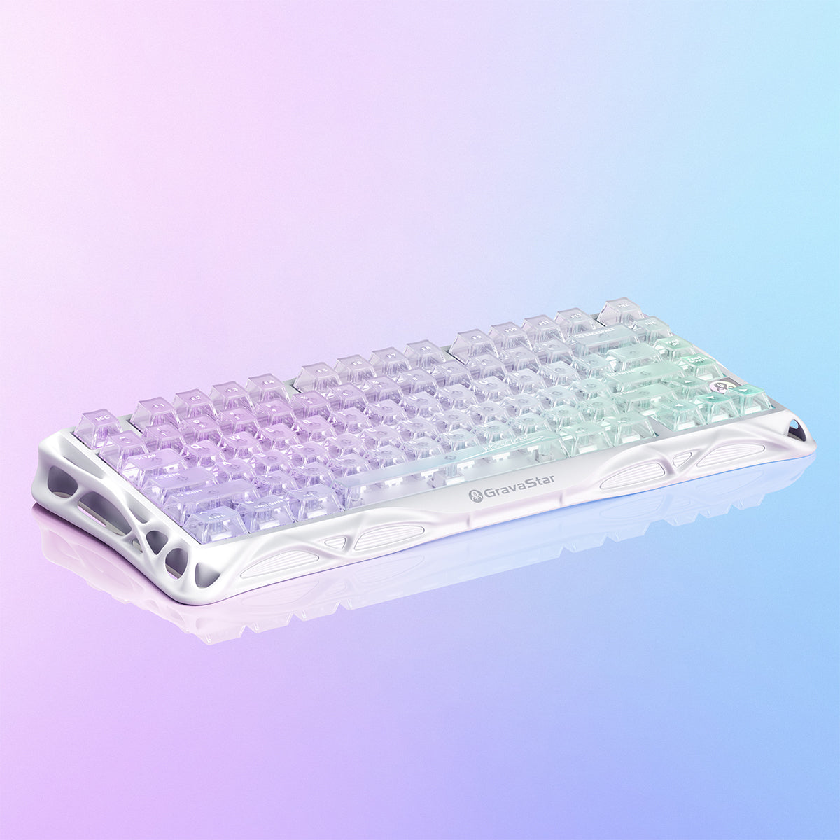 Mercury K1 Lite - クリスタルオーロラ Mercury K1 Lite Gaming Keyboard - Crystal Aurora | 75