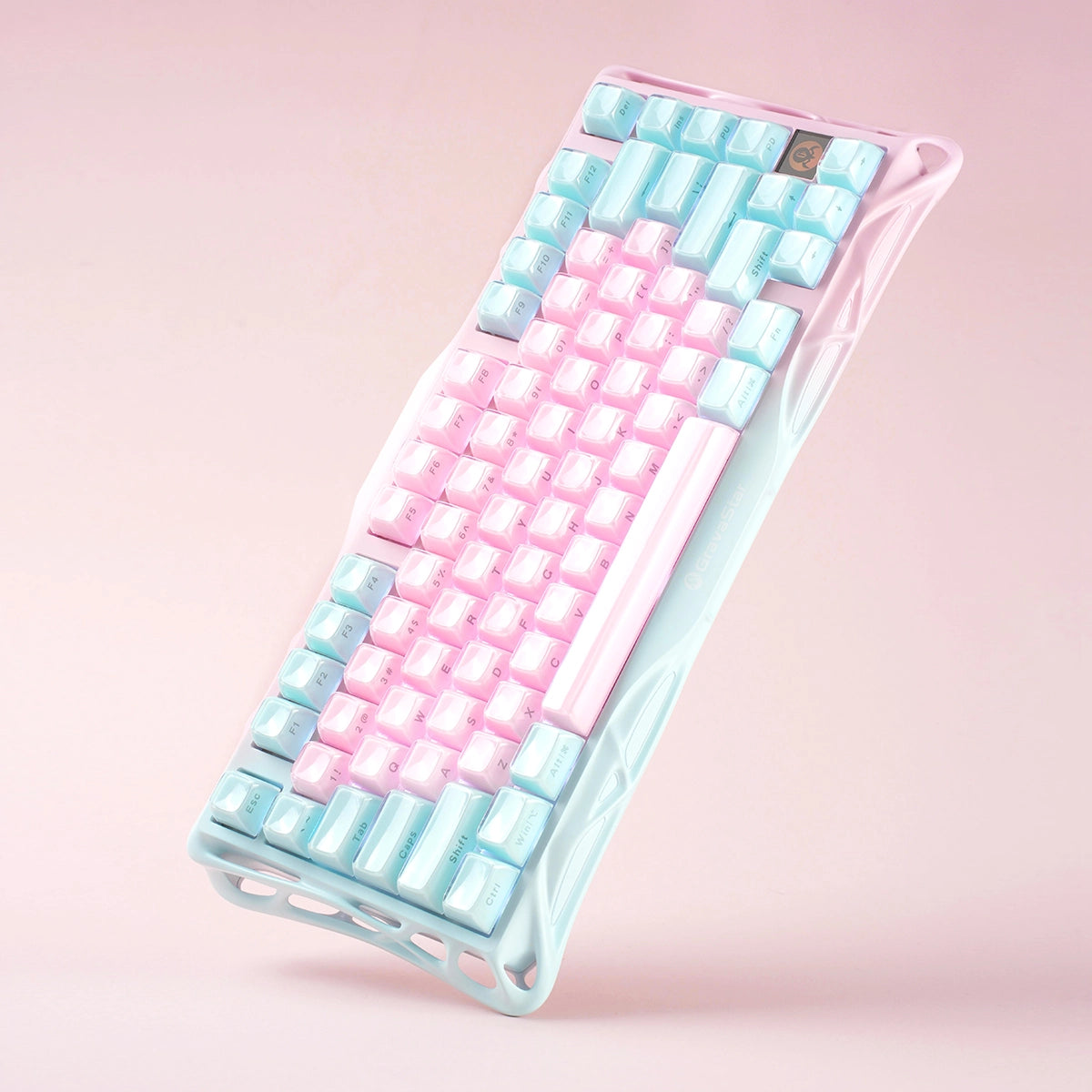 Mercury K1 Lite Lumen Rose - 75% Mechanical Keyboard | Kailh Pink