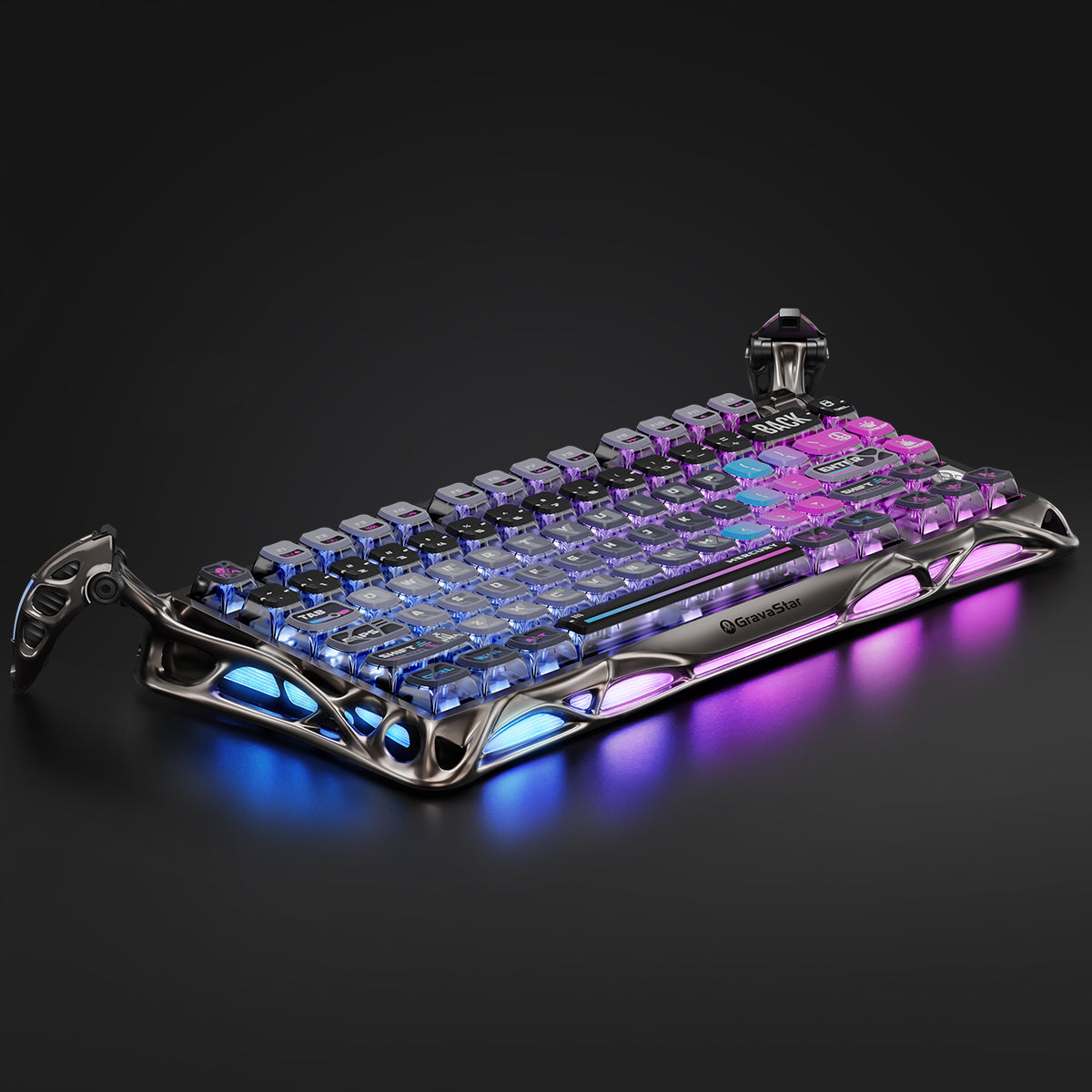 Level Up Your Gaming with Mercury K1 Pro Cyberpunk
Step into the future of gaming with the Mercury K1 Pro Gaming Keyboard - Cyberpunk Special Edition. This isn't just another keyboard – it's your gateway to gaming supremacy.