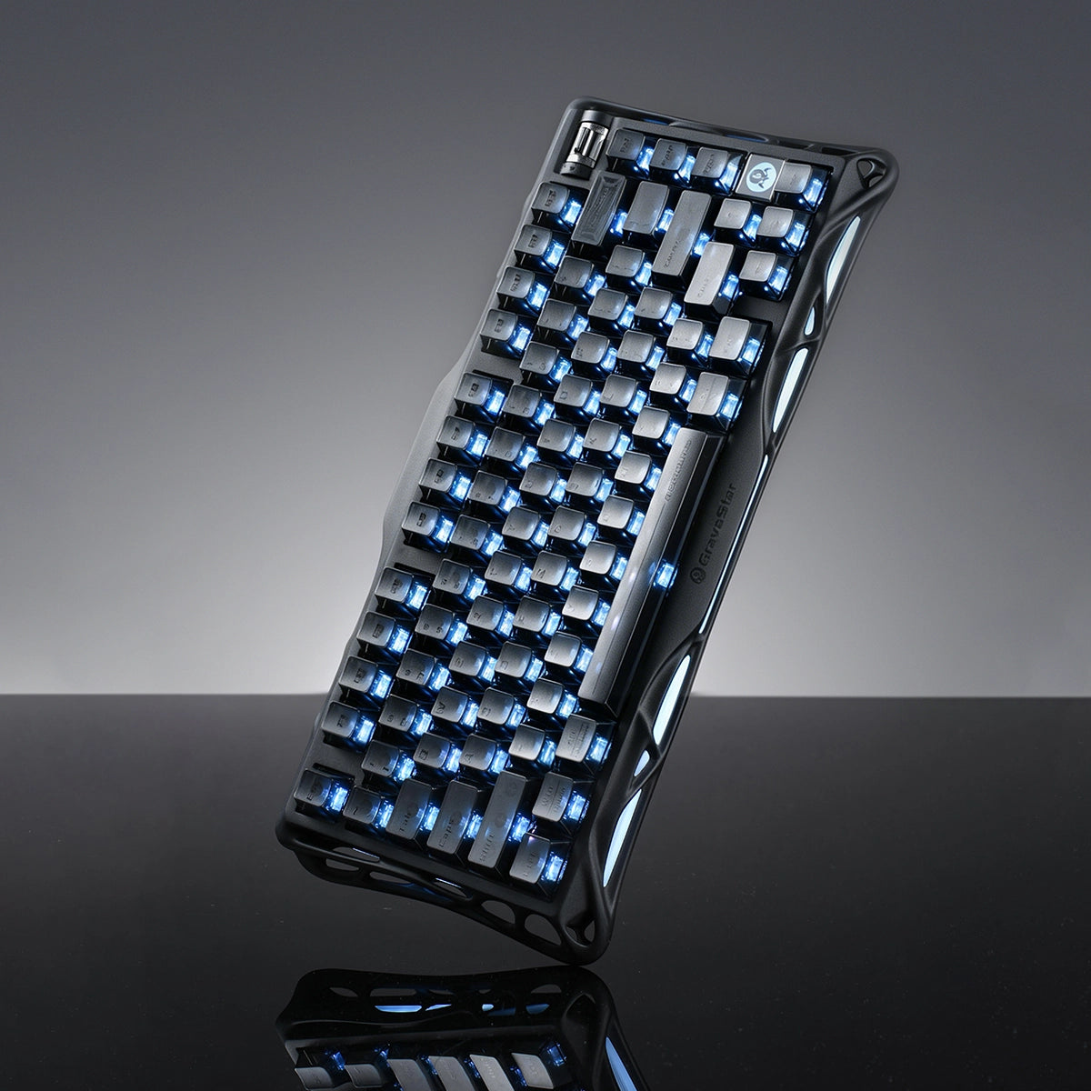 Mercury K1 Stealth Black - 75% Mechanical Keyboard | Aluminum