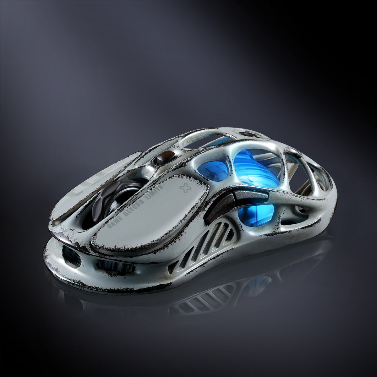 Mercury M1 Pro Gaming Mouse - Battle-Worn Silver Mist | US Exclusive Mercury M1 Pro Gaming Mouse - Battle-Worn Silver Mist | US Exclusive