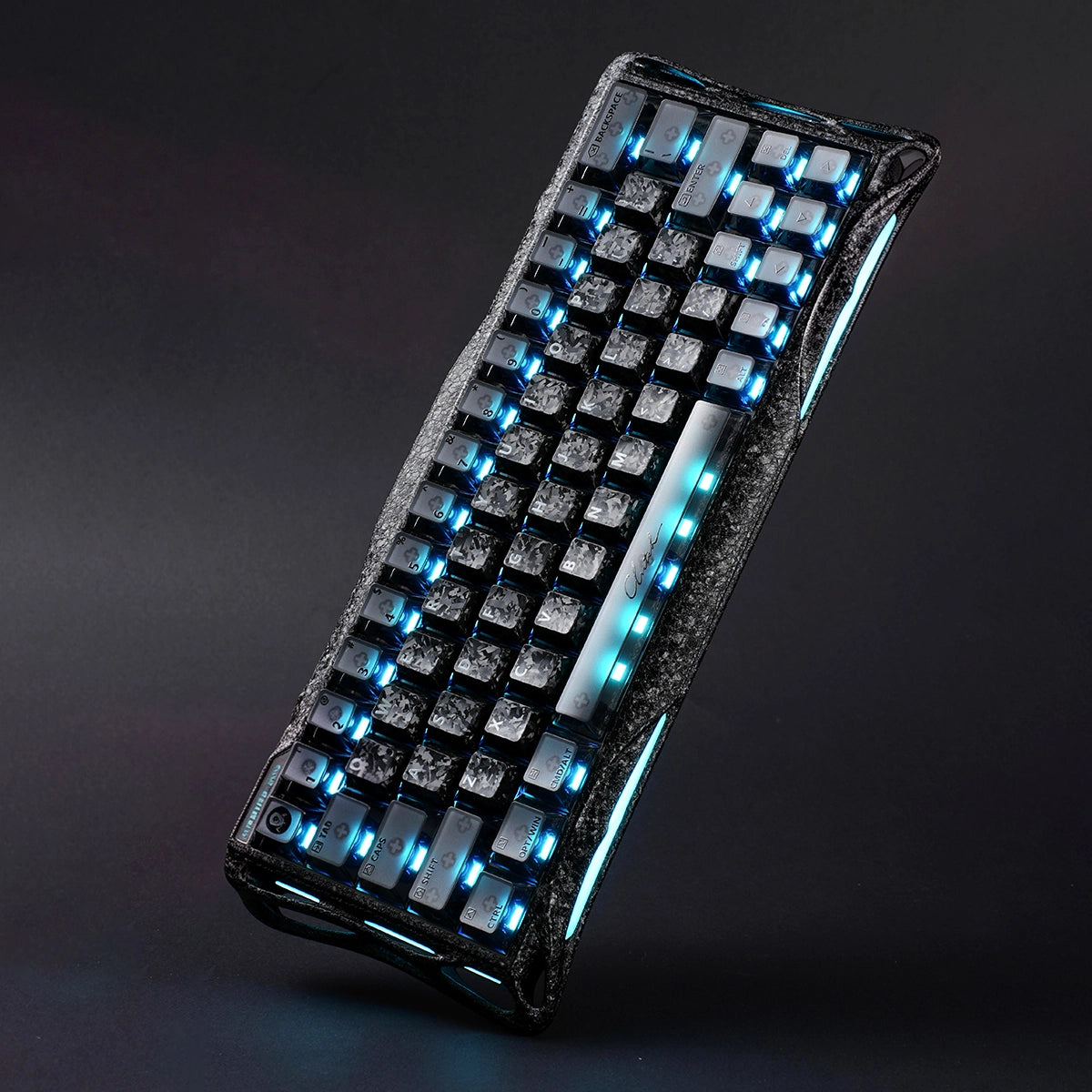 Mercury V60 Pro Cyber Frost Black - 8kHz Aluminum Gaming Keyboard