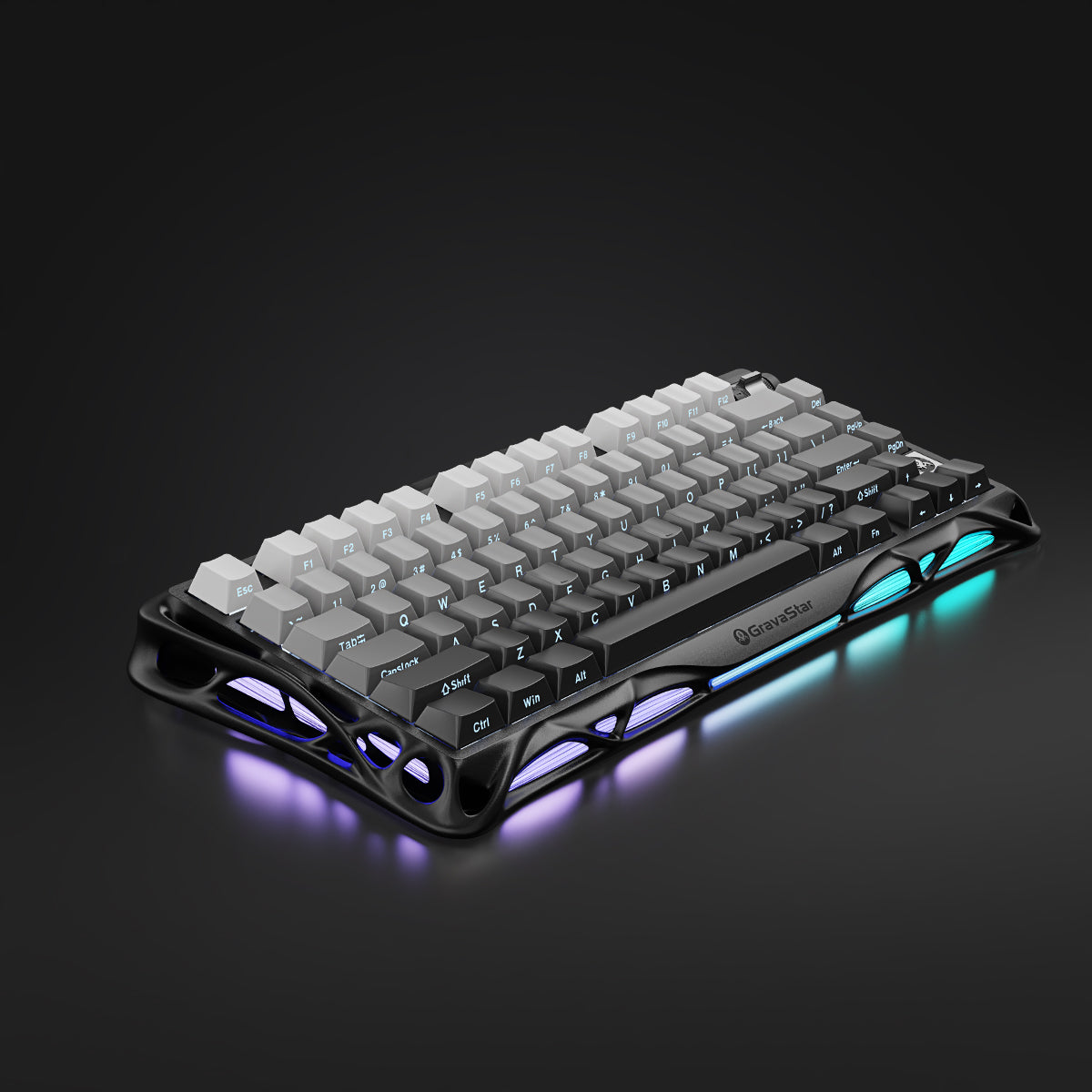 Mercury K1 Gaming Keyboard - Gradient Black | 75% Mechanical Keyboard Mercury K1 Gaming Keyboard - Gradient Black | 75% Mechanical Keyboard