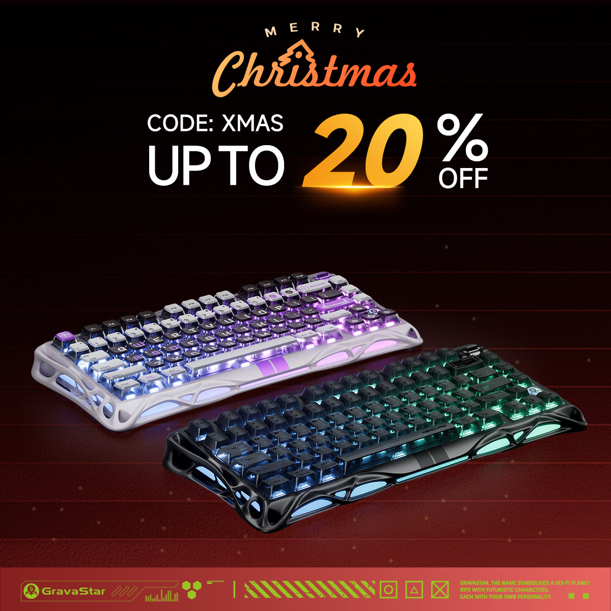 Mercury V75 HE Gaming Keyboard - Hall Effect Switches | 75% Mechanical