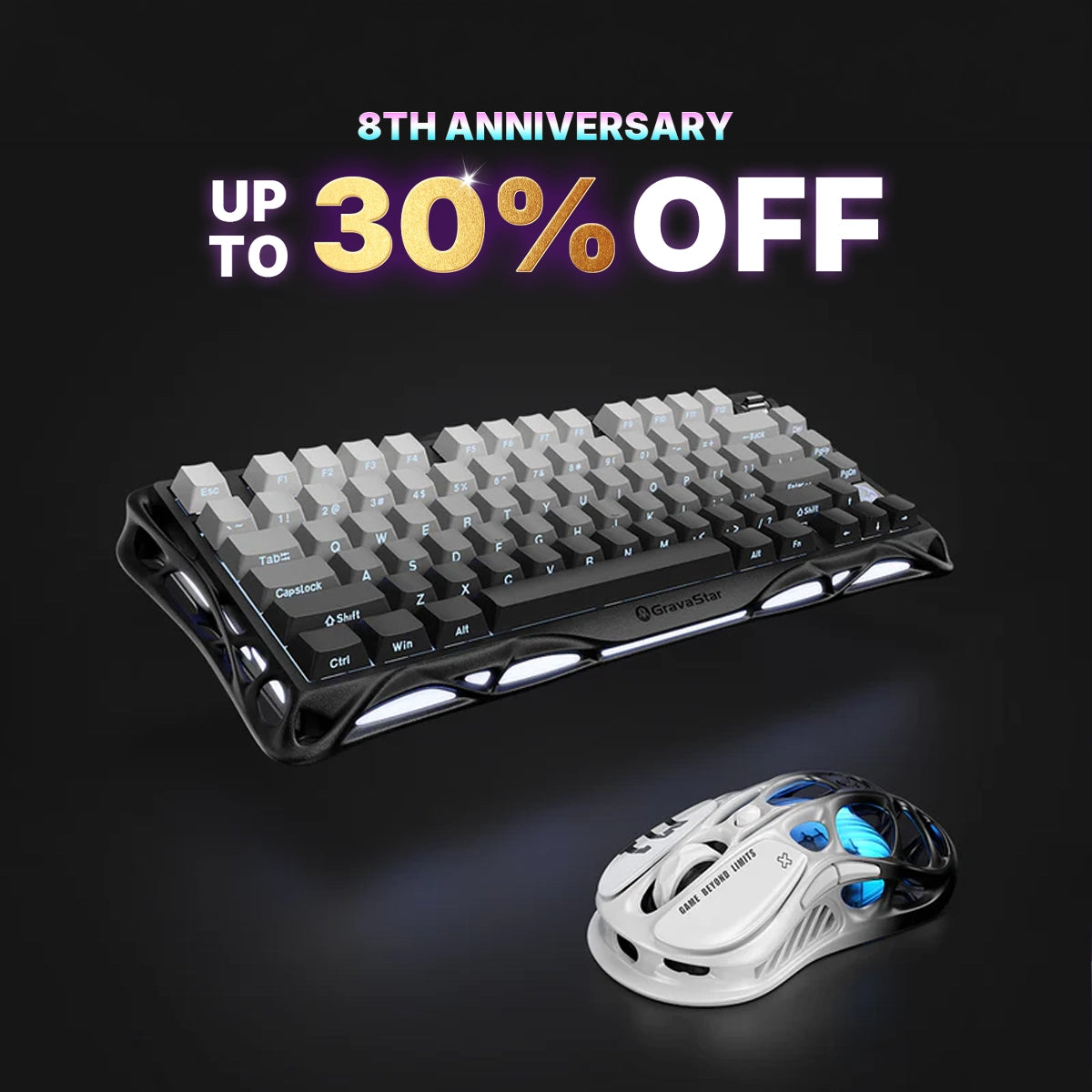 GravaStar Pro Gaming Set - Gradient Black