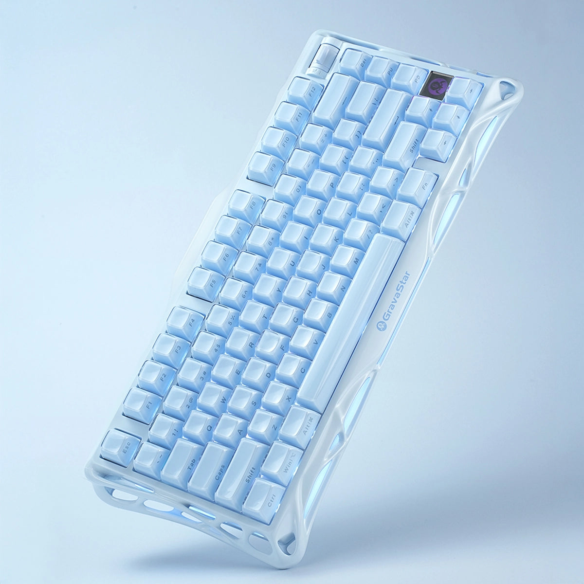 Mercury K1 Gaming Keyboard - Ice Blue Special Edition | 75% Mechanical Mercury K1 Gaming Keyboard - Ice Blue Special Edition | 75% Mechanical
