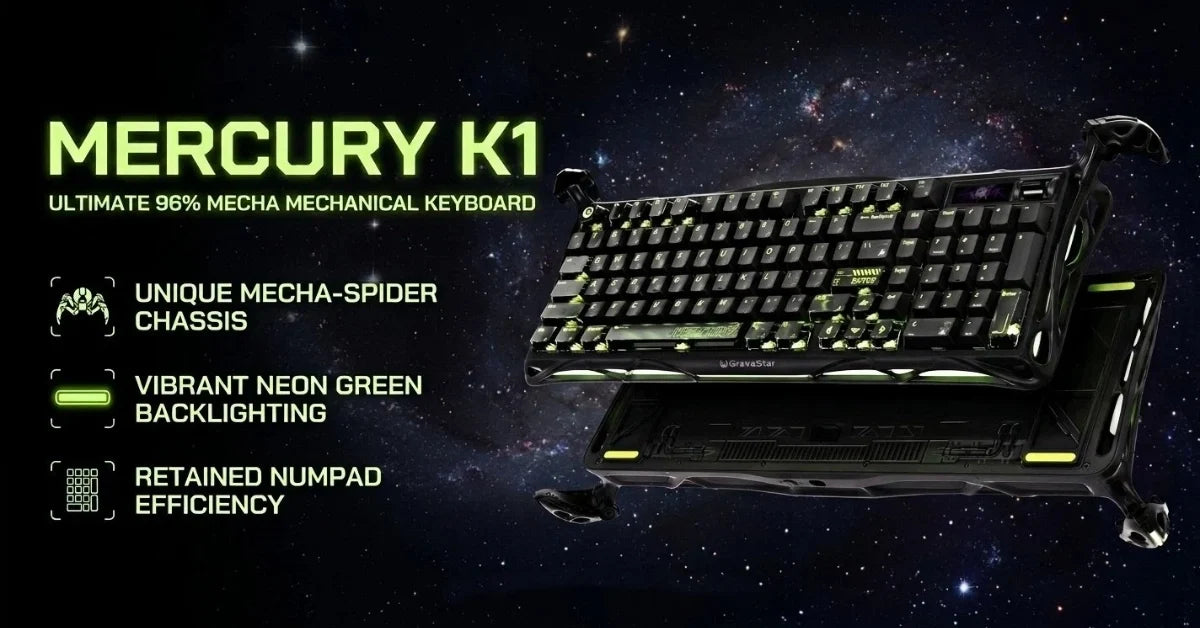 100% Mechanical Keyboards | Full Size Gaming Keyboard with Mechanical Switches