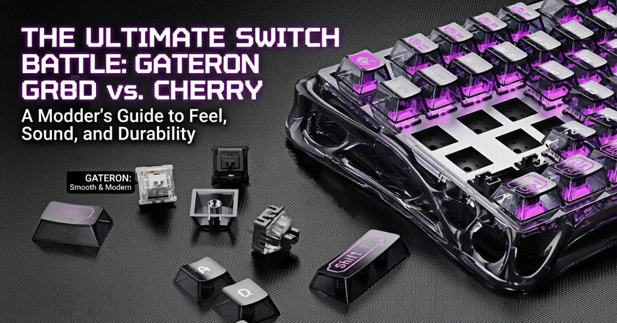 Gateron Switches vs Cherry | Compare Gateron vs Cherry Switches