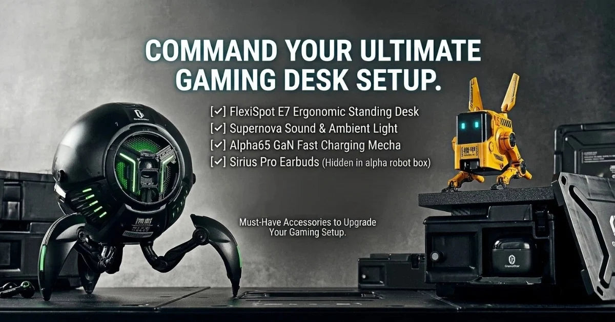 GravaStar and FlexiSpot: Must-Have Accessories To Upgrade Your Gaming Setup