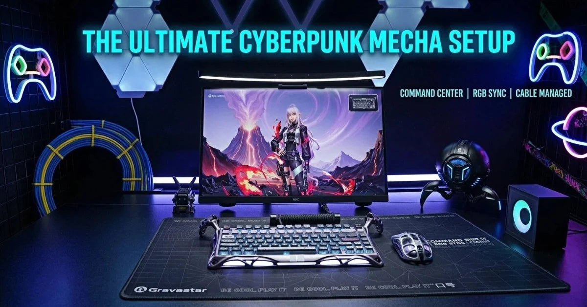 How to Build the Ultimate Cyberpunk Mecha Desk Setup