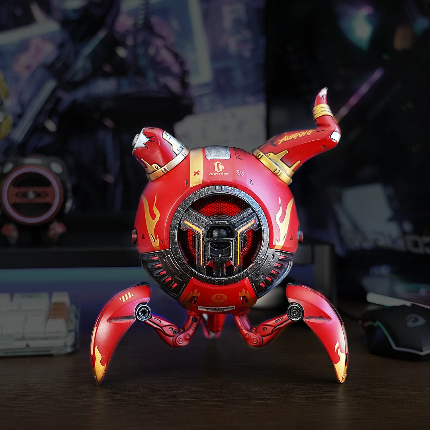 GravaStar MARS PRO グラバスター マーズプロ Mars Pro Bluetooth Speaker - Black | Sci-Fi Gaming Speaker