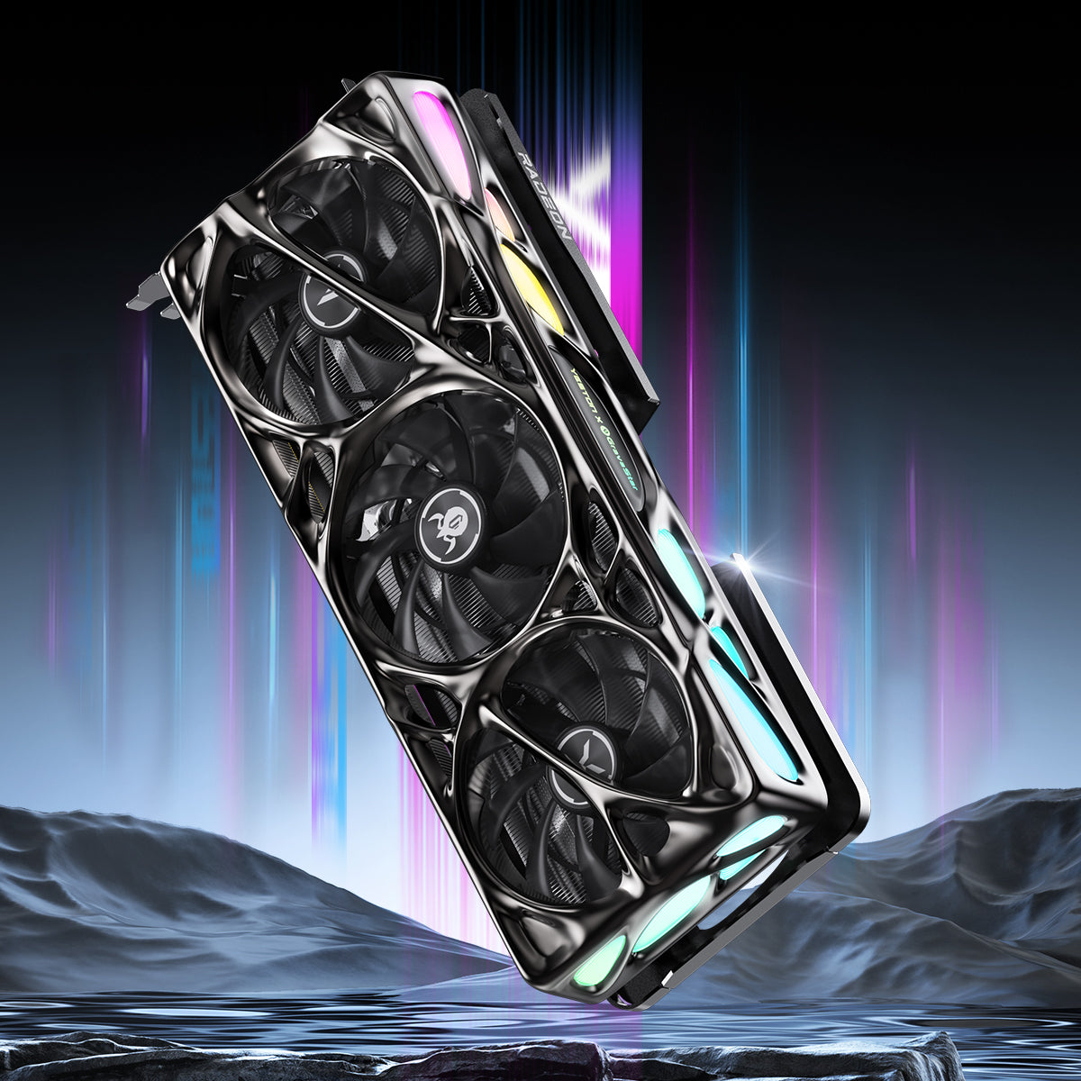 Yeston x GravaStar AMD RADEON RX 9070 XT 16G GDDR6 Mercury Nova OC