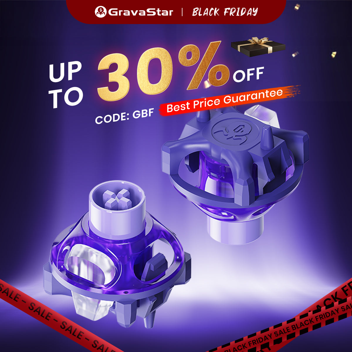 GravaStar UFO Magnetic Switch - Hall Effect Gaming Switches