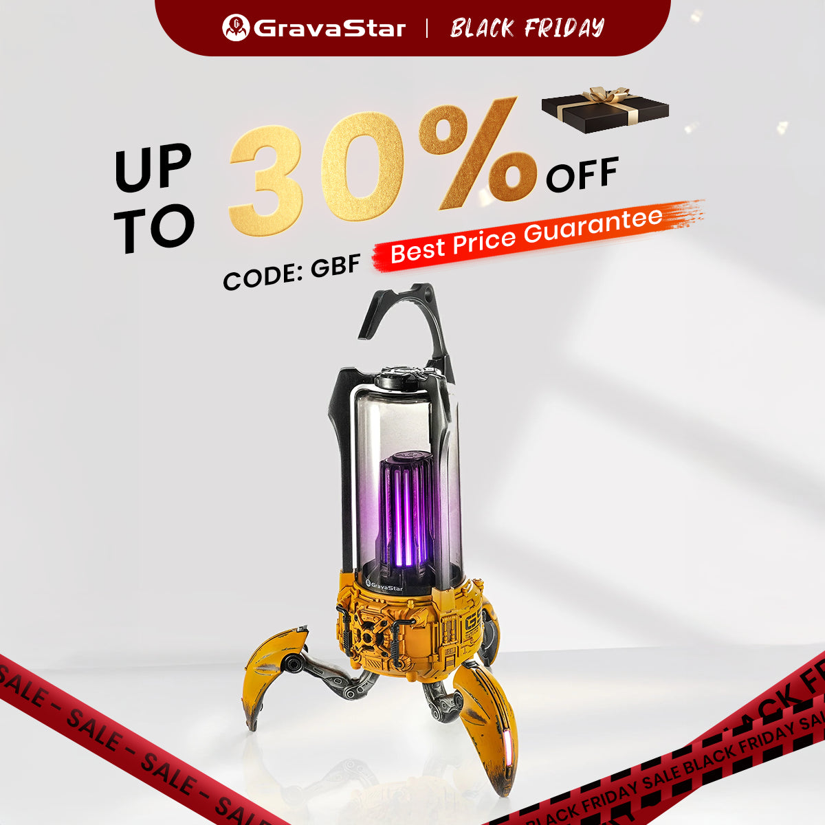 Supernova Bluetooth Speaker - War Damaged Yellow