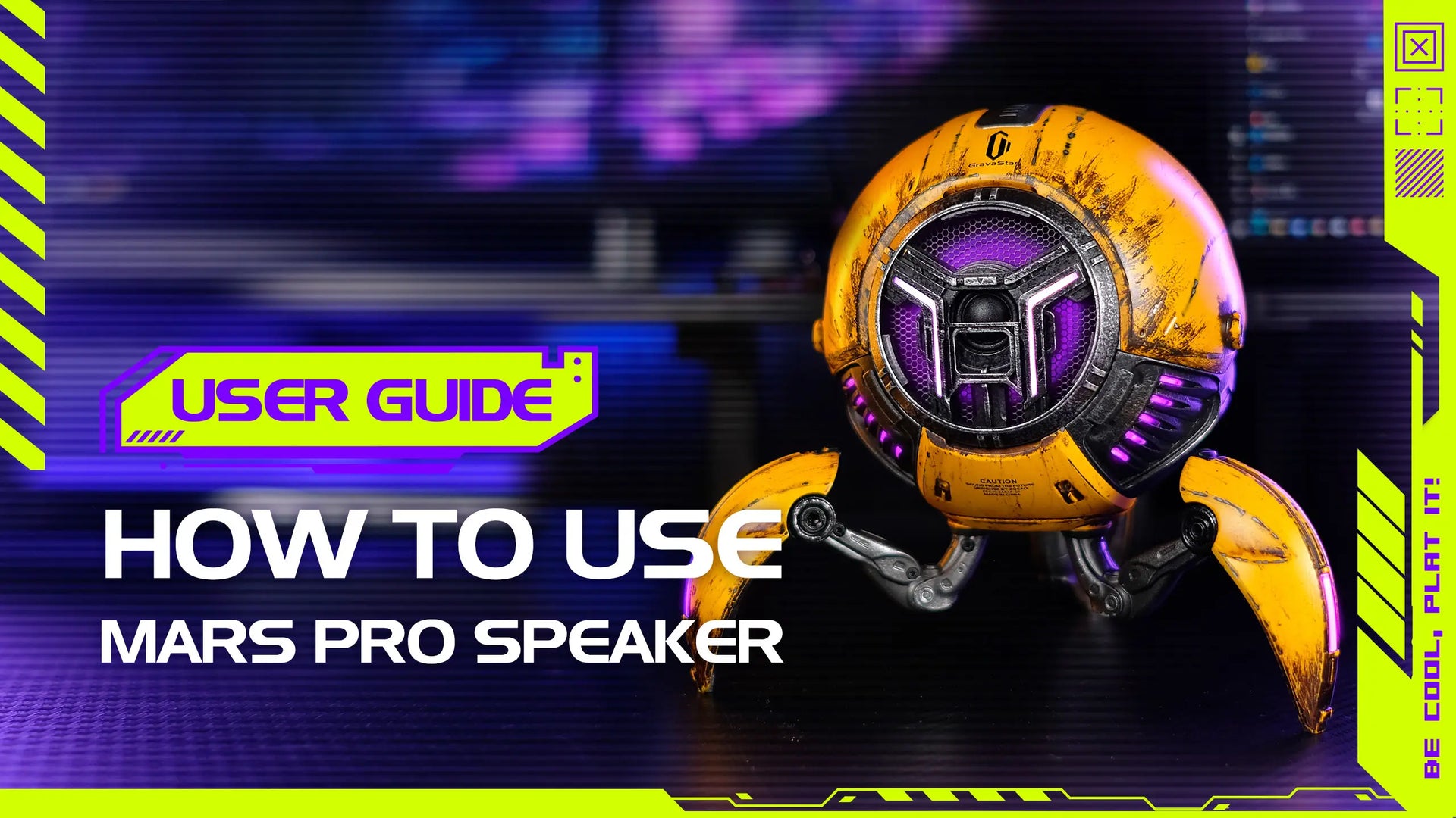 Load video: GravaStar mars pro user guide