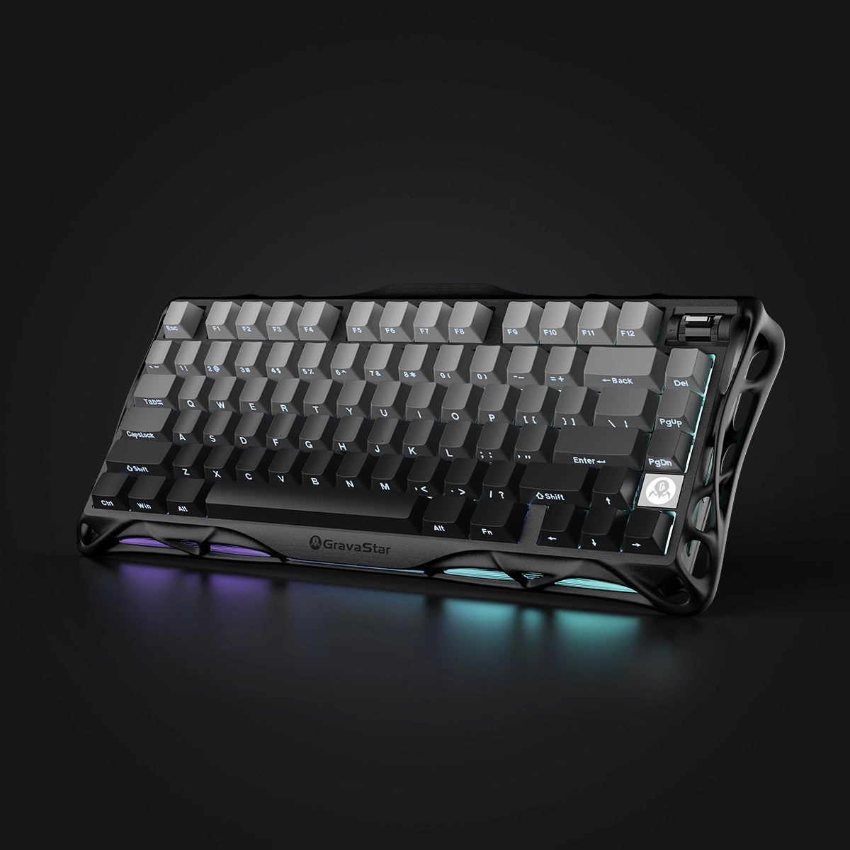 Mercury K1 Gaming Keyboard - Gradient Black | 75% Mechanical Keyboard