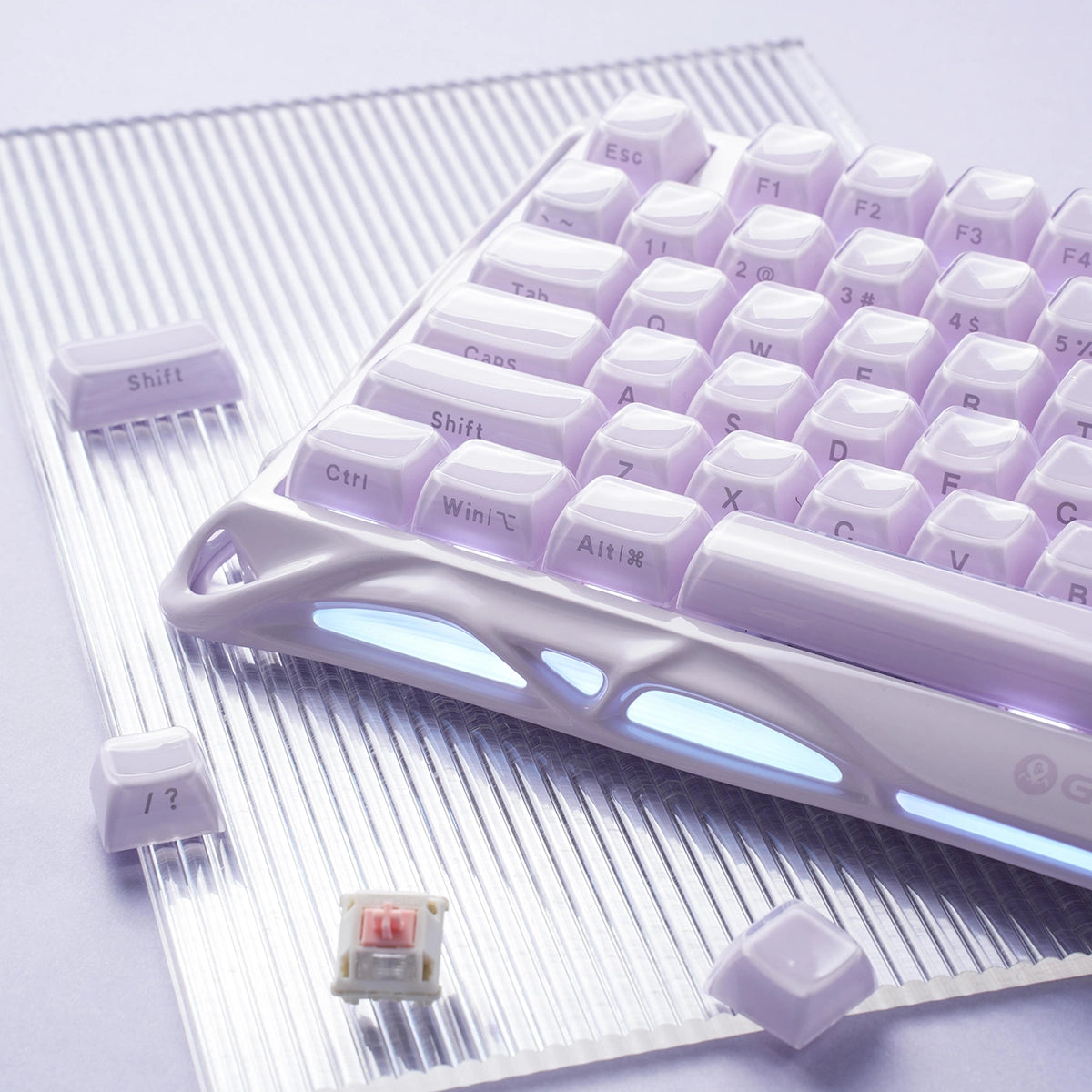 Mercury K1 Lavender Purple - 75% Mechanical Keyboard | Aluminum