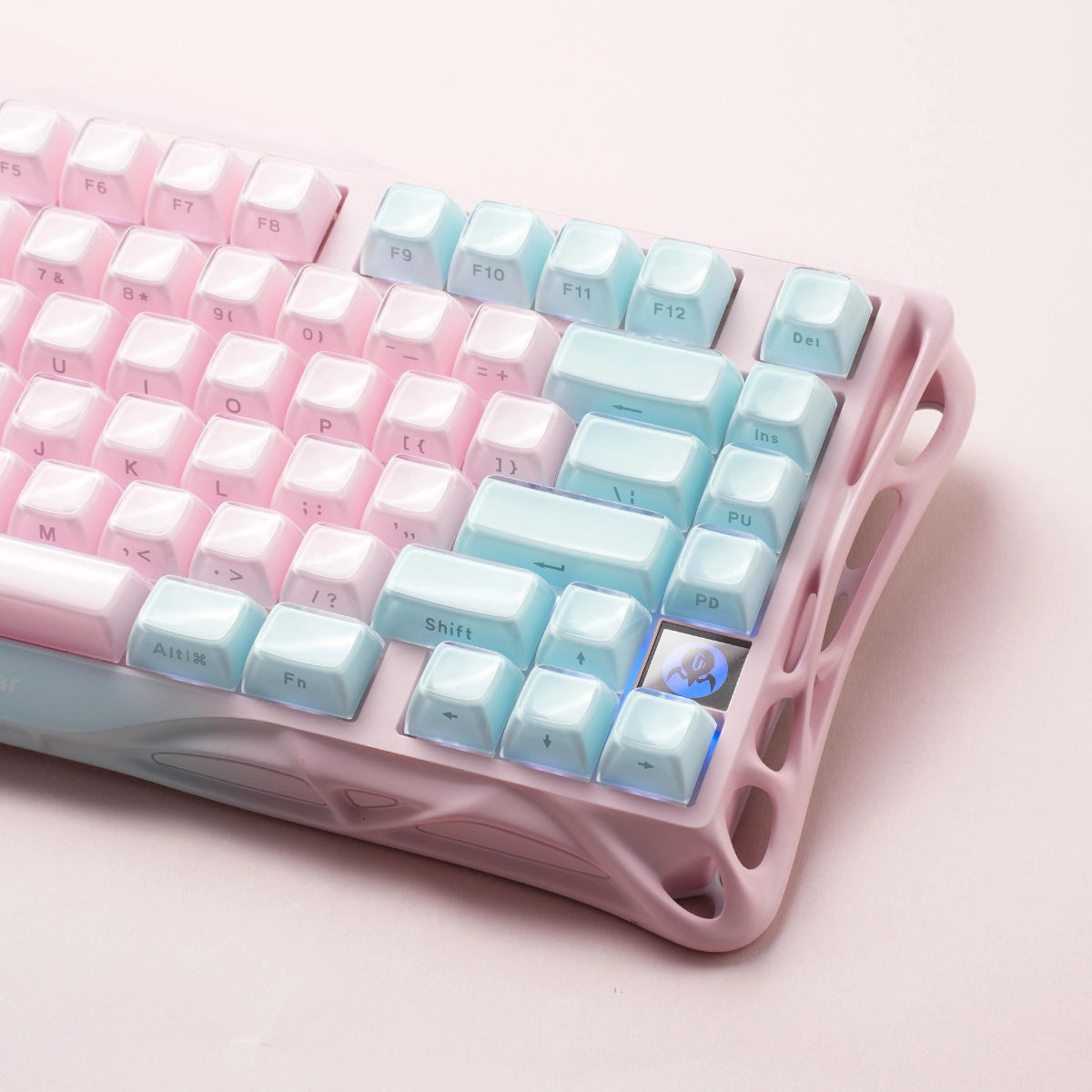 Mercury K1 Lite Lumen Rose - 75% Mechanical Keyboard | Kailh Pink