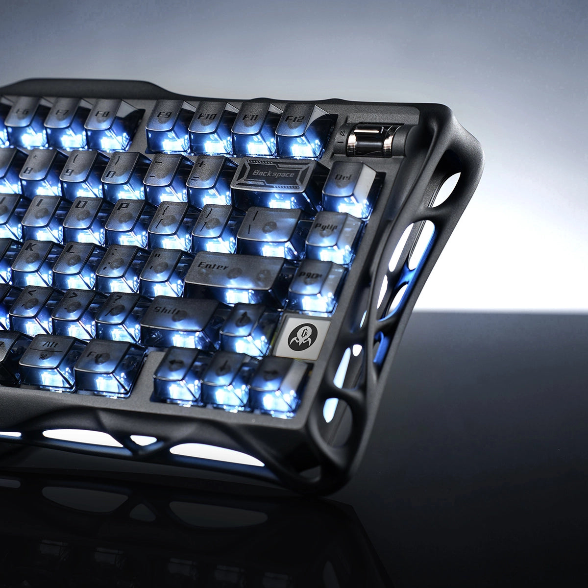 Mercury K1 Stealth Black - 75% Mechanical Keyboard | Aluminum Mercury K1 Stealth Black - 75% Mechanical Keyboard | Aluminum
