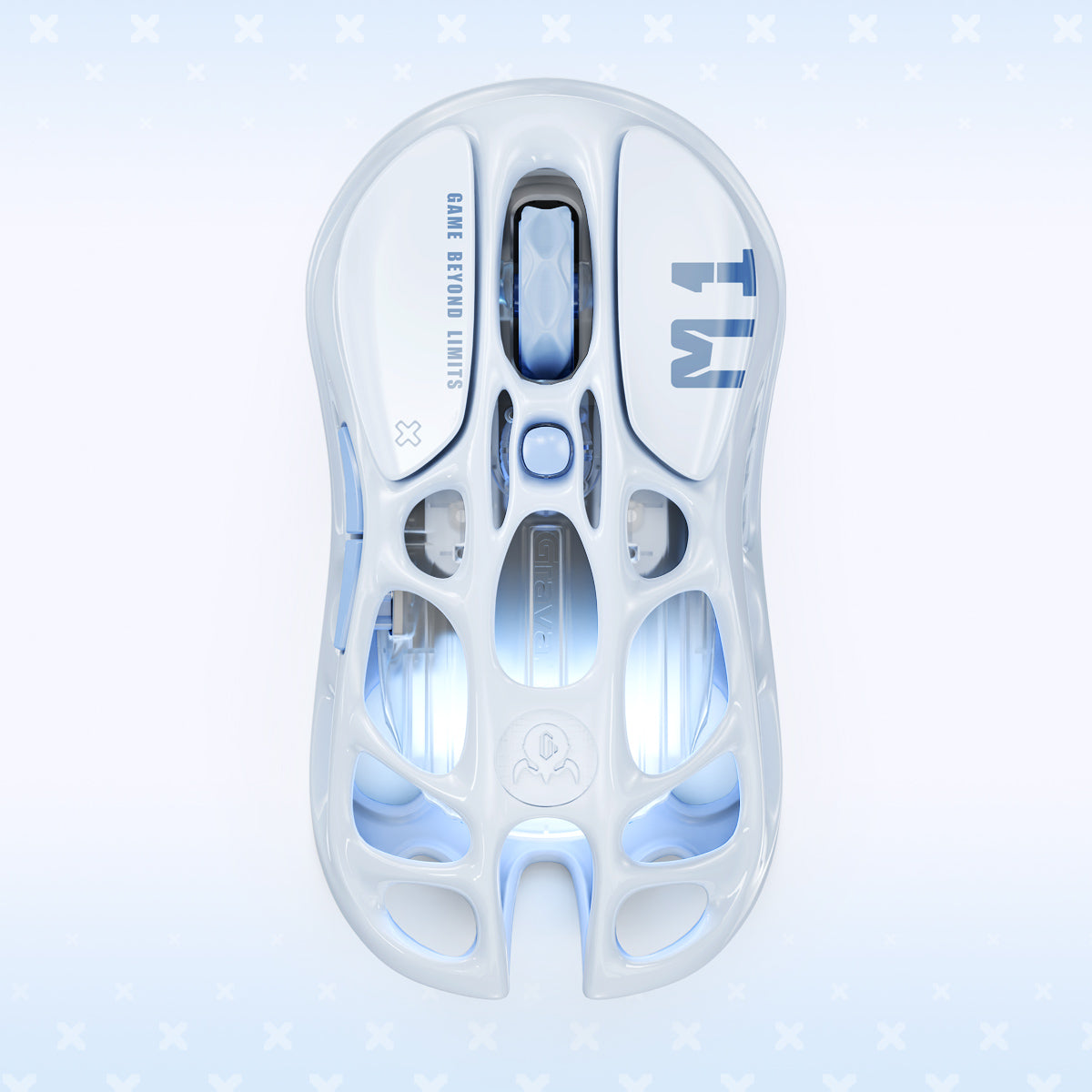 Mercury M1 Pro Gaming Mouse - Ice Blue Special Edition | High DPI Mercury M1 Pro Gaming Mouse - Ice Blue Special Edition | High DPI