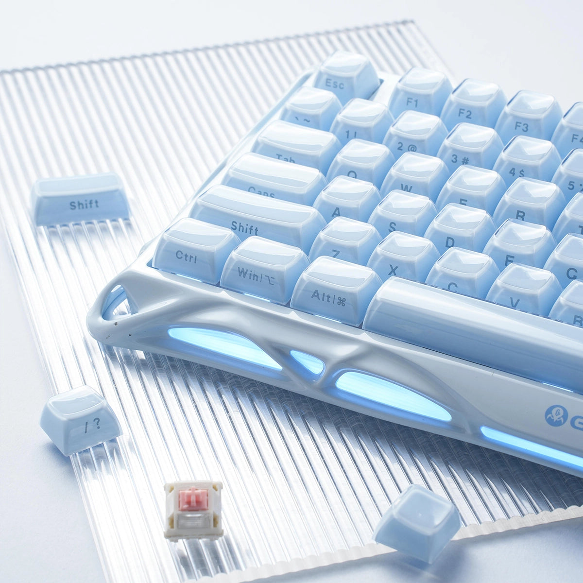 Mercury K1 Gaming Keyboard - Ice Blue Special Edition | 75% Mechanical