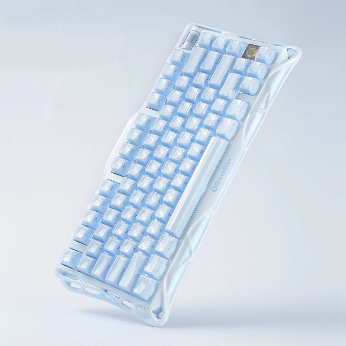 Mercury K1 Gaming Keyboard - Ice Blue Special Edition | 75% Mechanical