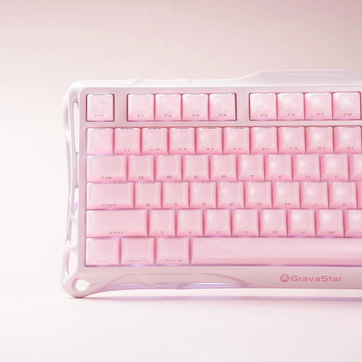 Mercury K1 Gaming Keyboard - Sakura Pink | 75% Mechanical Keyboard