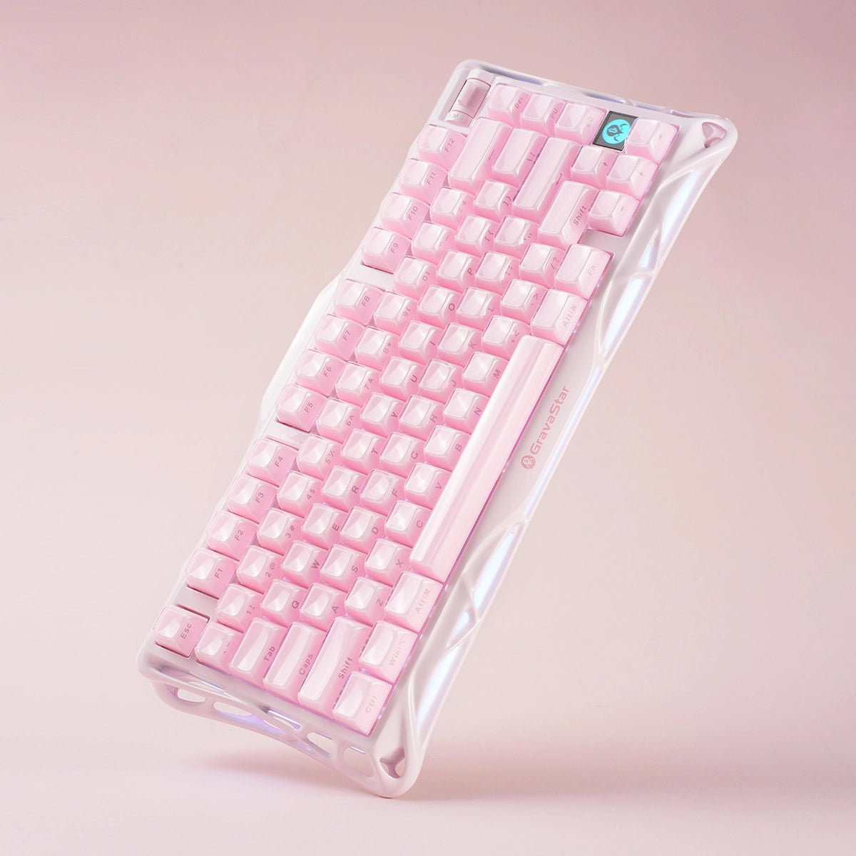 Mercury K1 Gaming Keyboard - Sakura Pink | 75% Mechanical Keyboard