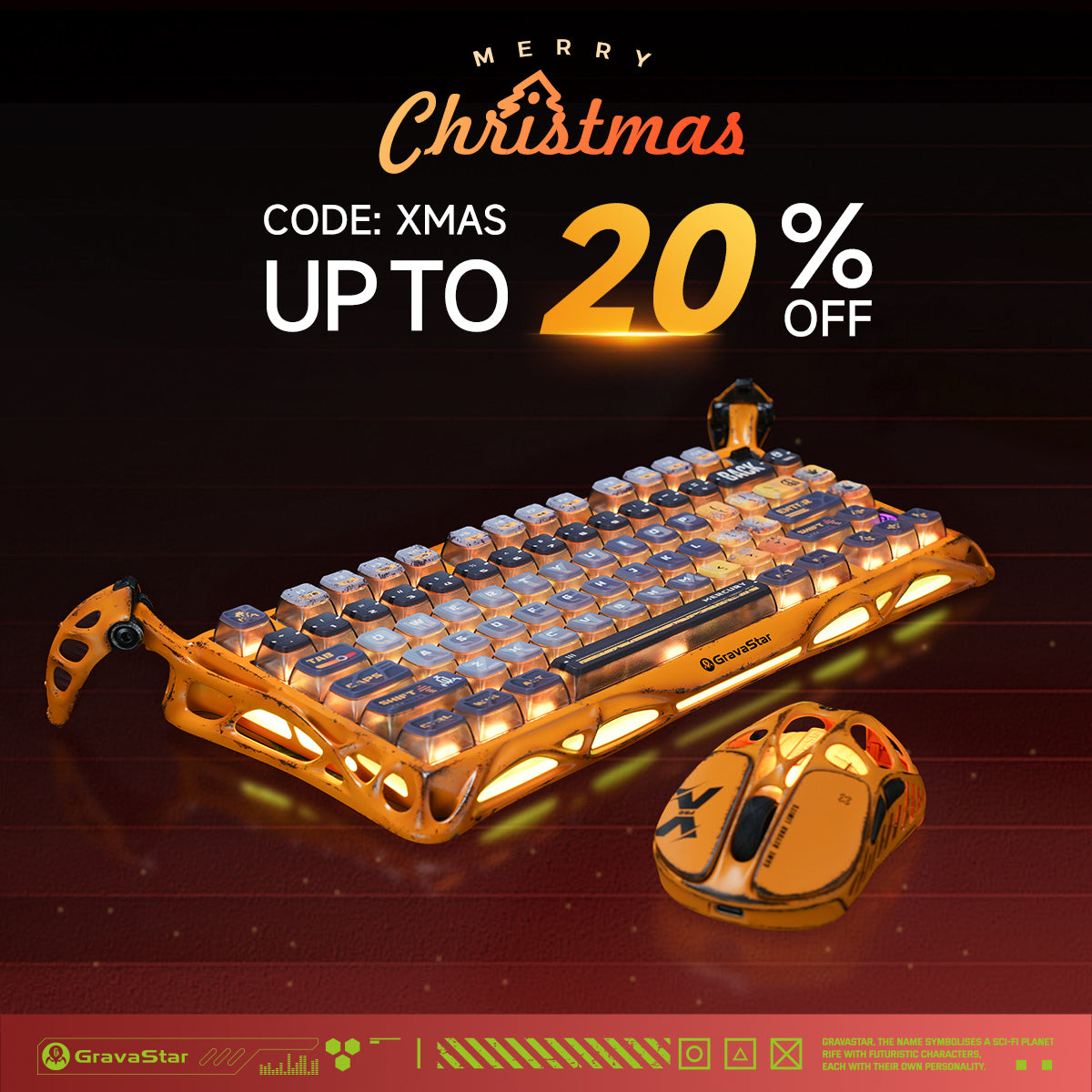 Handcrafted Gaming Set - Battle-Worn Yellow