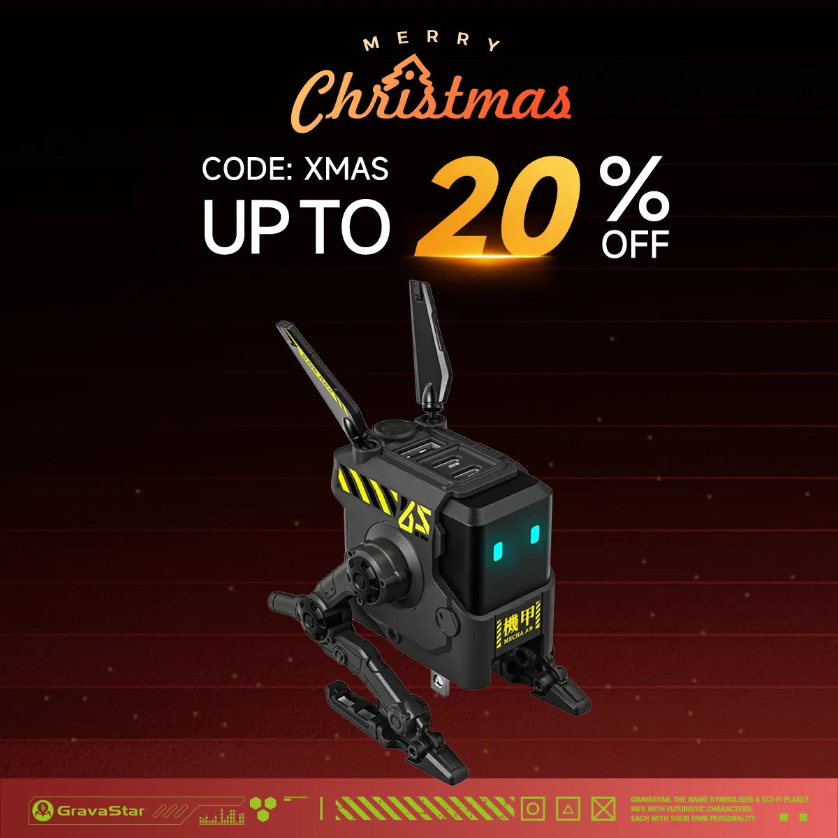 Alpha65 GaN 65W Wall Charger - Charcoal Gray