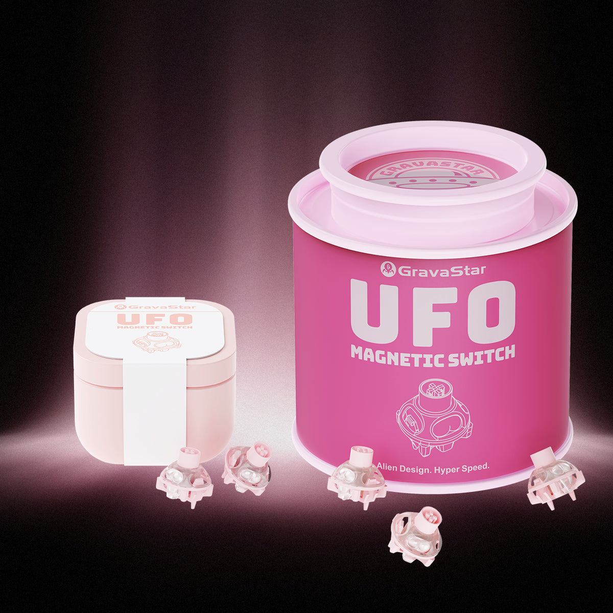 UFO Buttiful Magnetic Switch - Hall Effect Gaming Switches