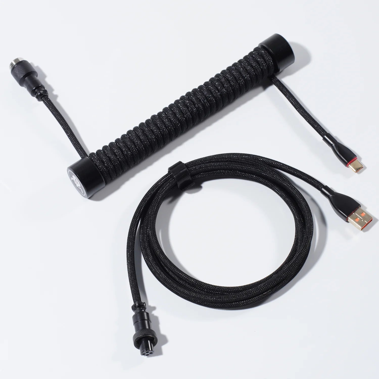 GravaStar Coiled Aviator USB Cable - Black