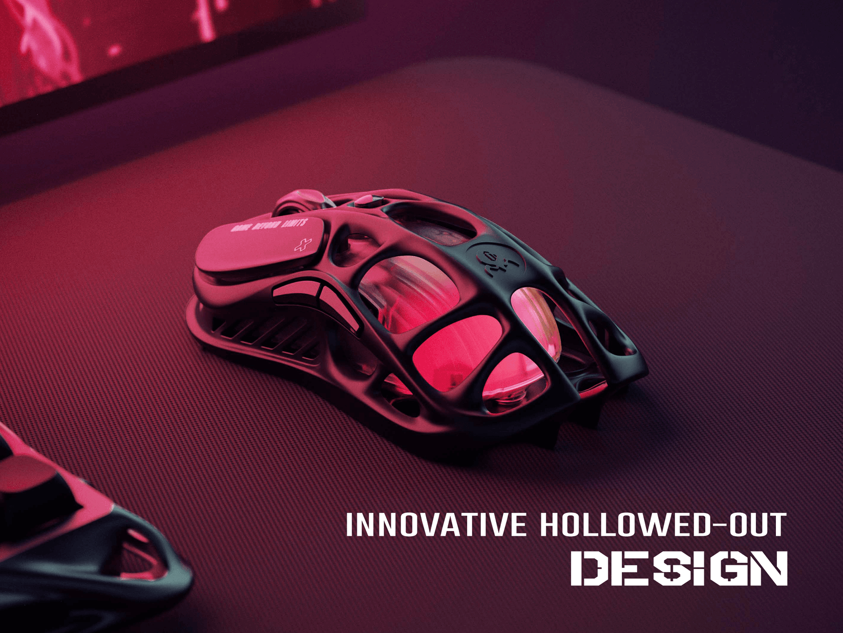 Mercury M2 Wireless Gaming Mouse - Stealth Black|GravaStar