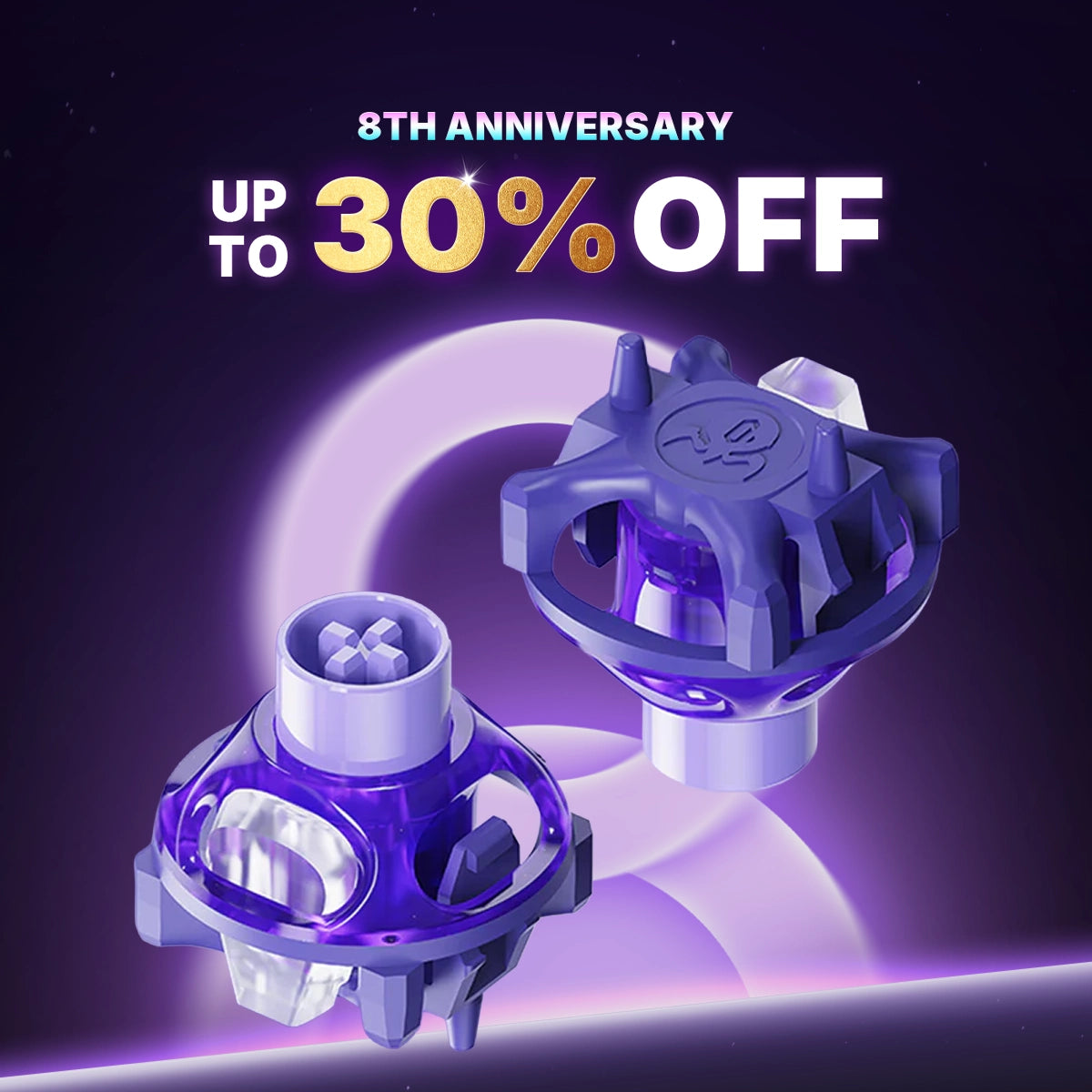 GravaStar UFO Magnetic Switch - Hall Effect Gaming Switches