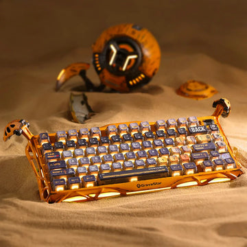 Handcrafted Gaming Set - Battle-Worn Yellow